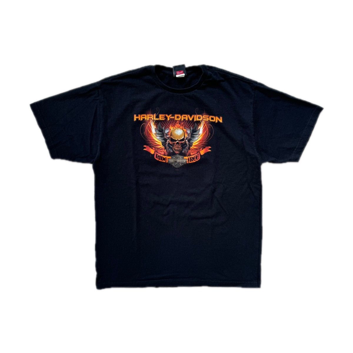 Harley Davidson Harley-Davidson Gothic Skull/Wings Tee Size US XL / EU 56 / 4 - 1 Thumbnail