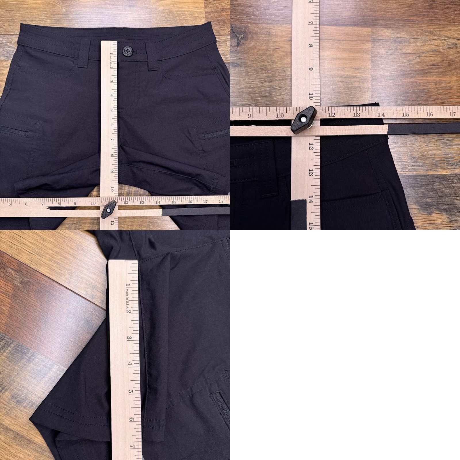 Eddie Bauer Eddie Bauer First Ascent Shorts Womens Petite 0 Black Zip Pockets Size 25" / US 0 / IT 36 - 8 Thumbnail