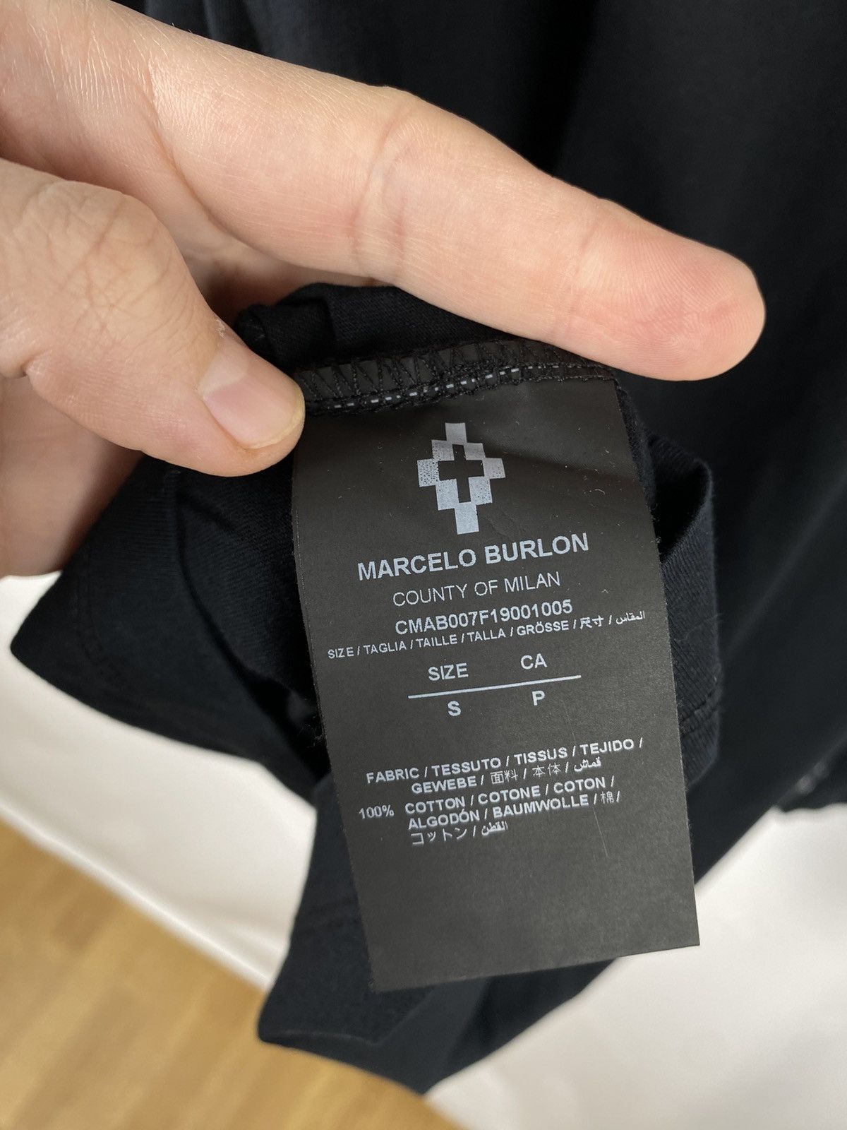 Marcelo Burlon Marcelo Burlon Country Of Milan Ghost Wings Longsleeve S Size US S / EU 44-46 / 1 - 8 Thumbnail