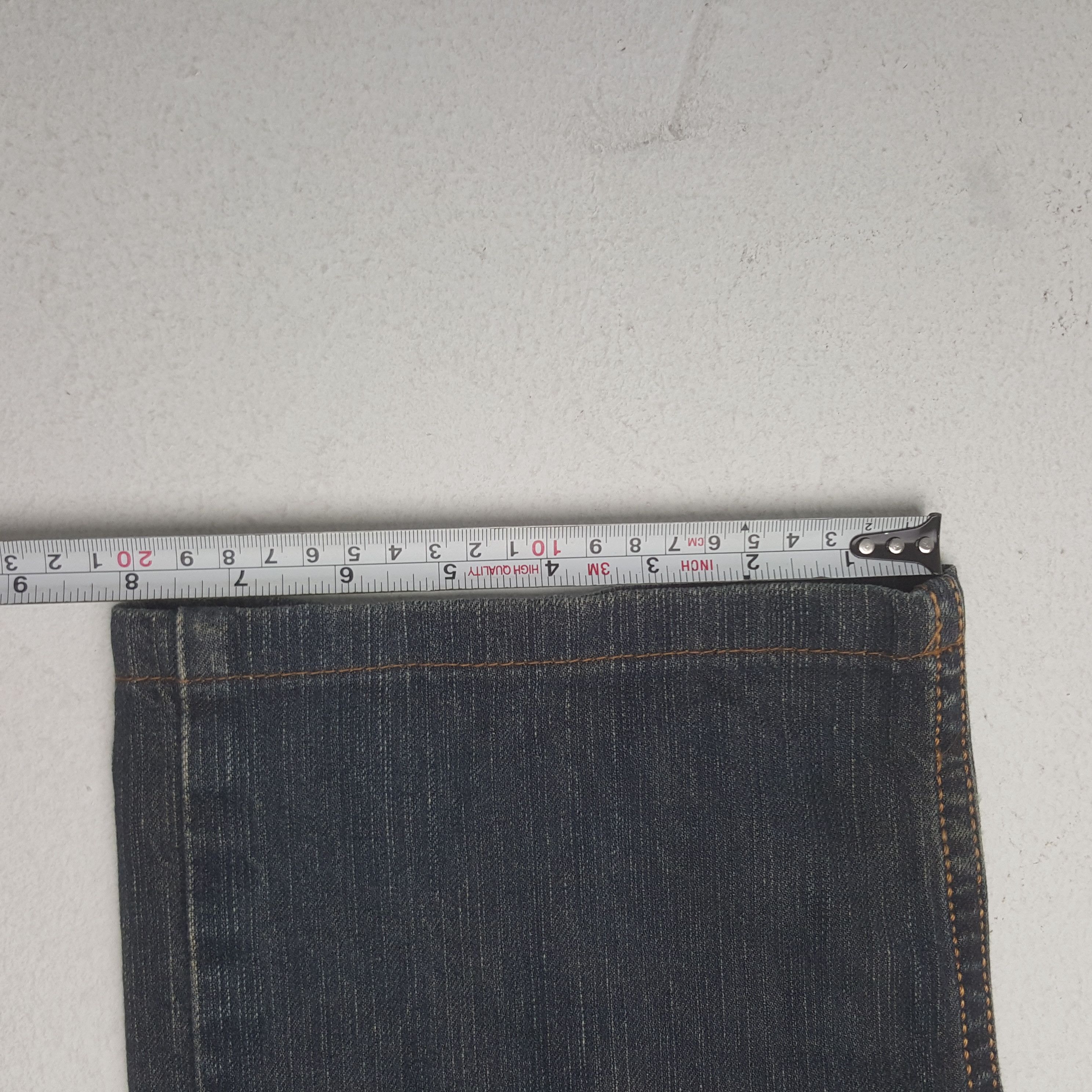 Edwin × Japanese Brand × Vintage Vintage Edwin XU Exclusive Vintage Denim Jeans Size US 36 / EU 52 - 11 Thumbnail