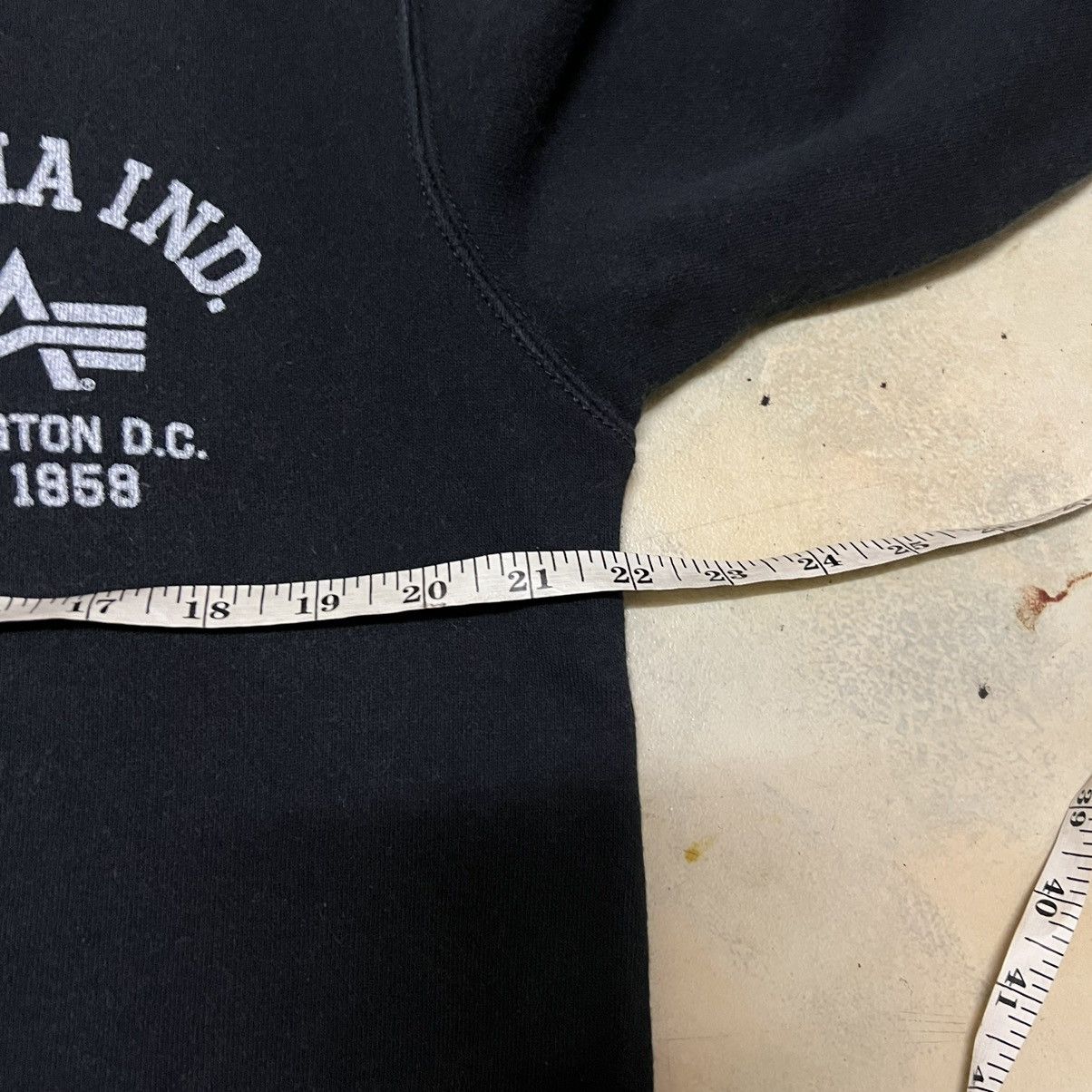 Alpha Industries × Vintage Vintage Alpha Industries Sweatshirt Size US L / EU 52-54 / 3 - 10 Thumbnail