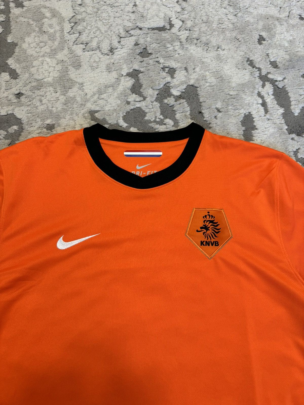 Vintage Nike KNVB Netherlands 2010/11 SoccerNationalTeam Home Jersey Size US XXL / EU 58 / 5 - 6 Thumbnail