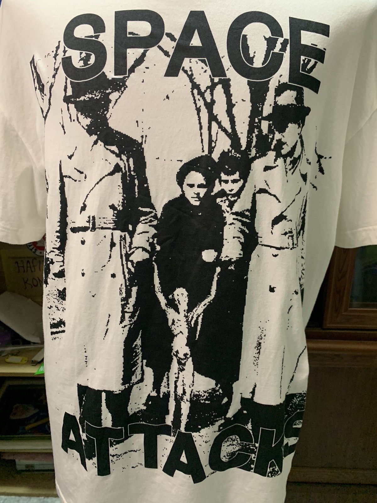 Japanese Brand Vintage Space attacks Hellstar Style Tee Size US M / EU 48-50 / 2 - 2 Thumbnail