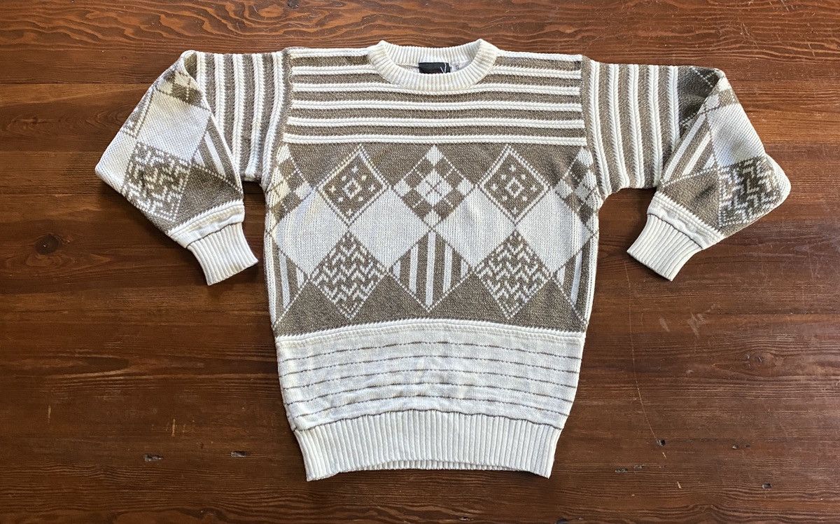 Vintage Vintage 80’s Hawk Creek Textile Patterns Knit Sweater Size US S / EU 44-46 / 1 - 2 Thumbnail