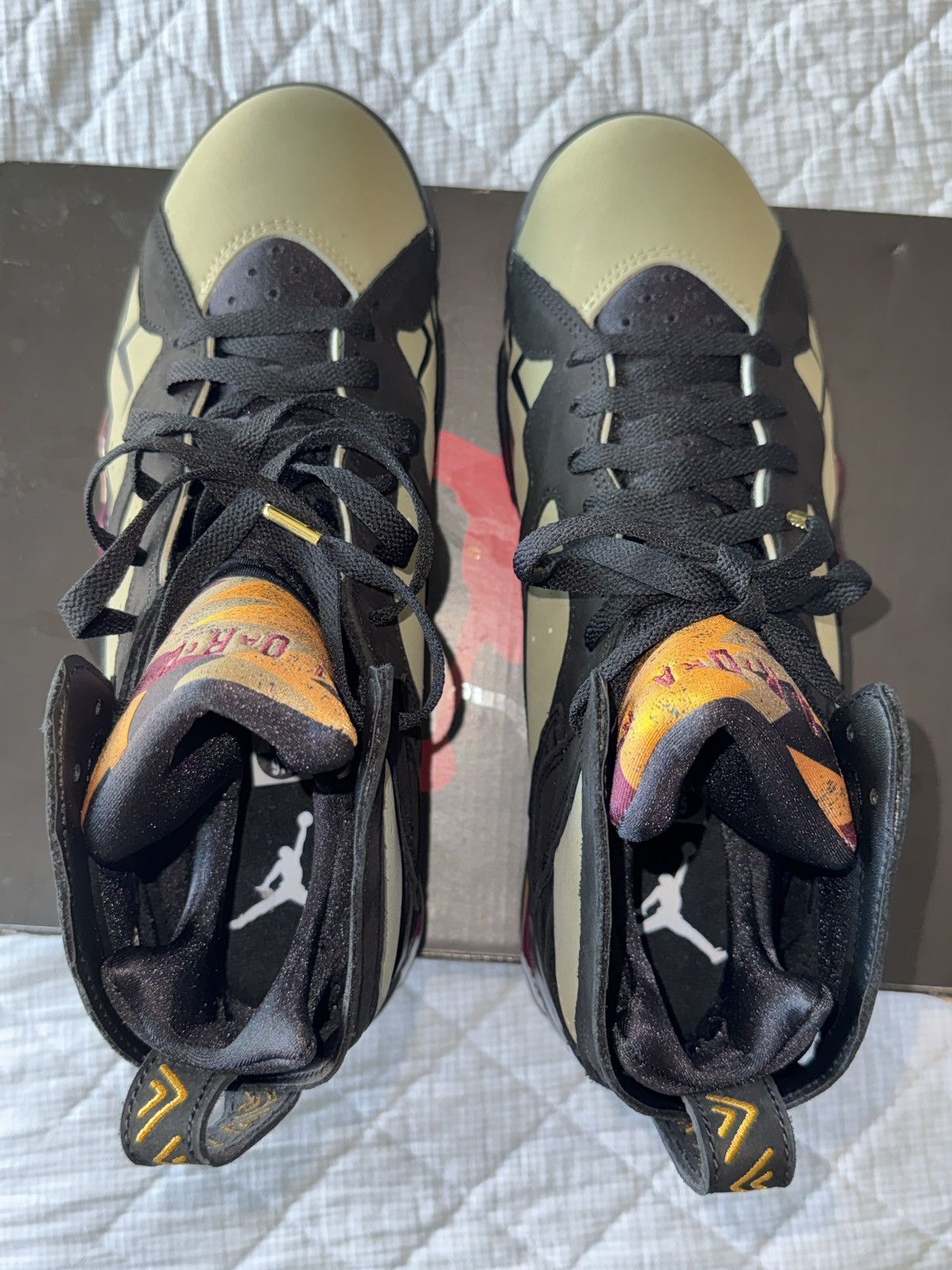 Jordan Brand Air Jordan 7 Retro ‘ Black Olive ‘ Size US 9.5 / EU 42-43 - 3 Thumbnail