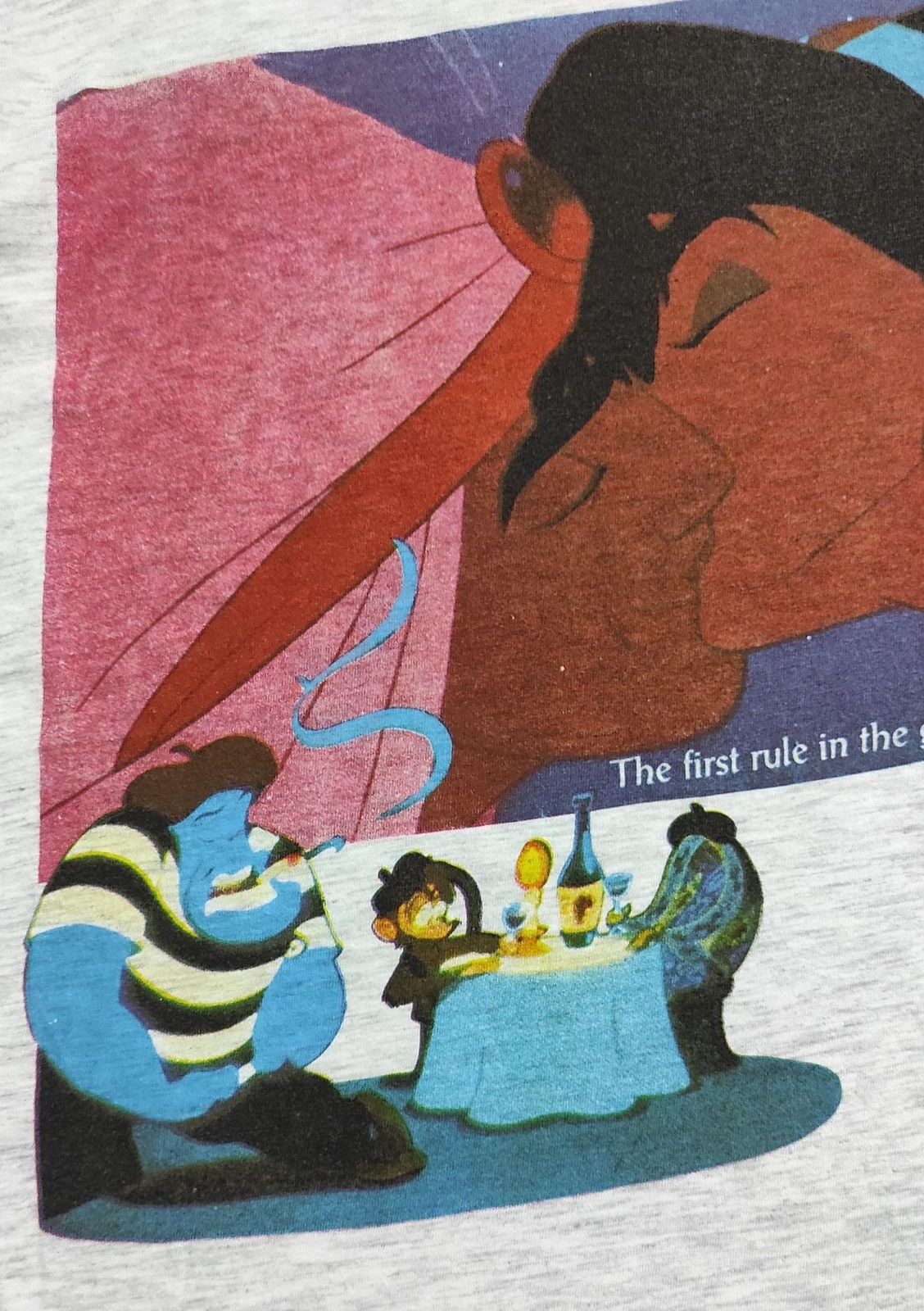 Japanese Brand × Vintage VERY RARE 🔥 Vintage 90s Aladdin Promo T-Shirt Size US M / EU 48-50 / 2 - 6 Thumbnail