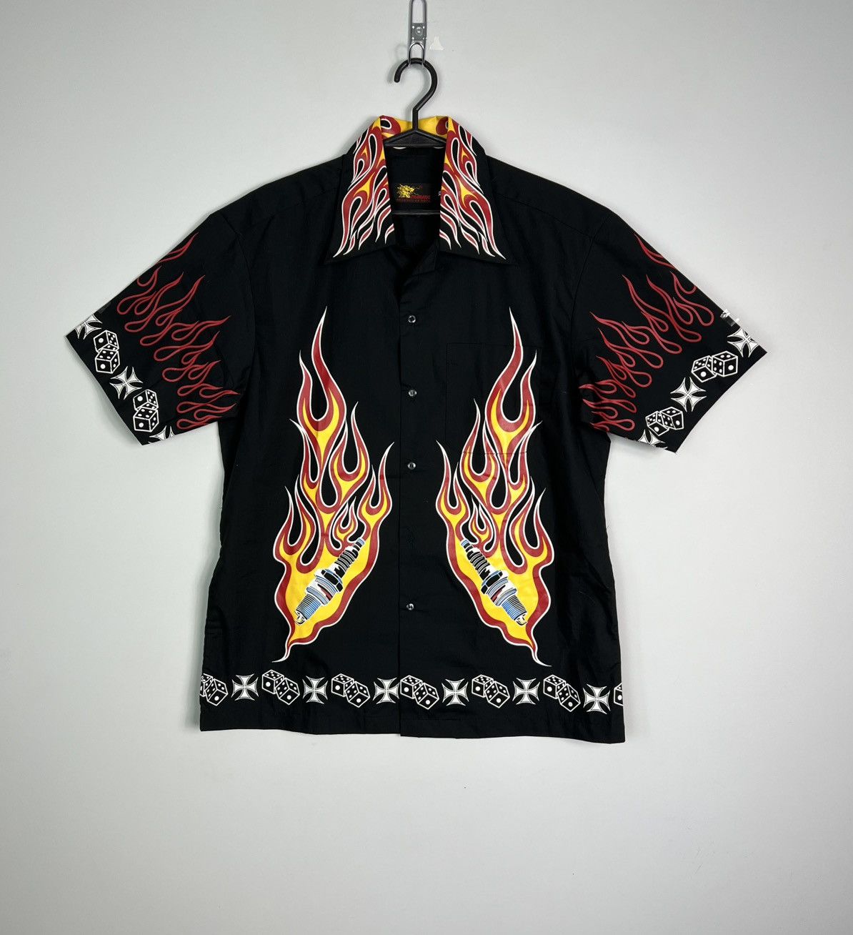 Vintage Rare Shirt Fire Car Hot Wheels Japan Vintage Moto Size US XL / EU 56 / 4 - 2 Thumbnail