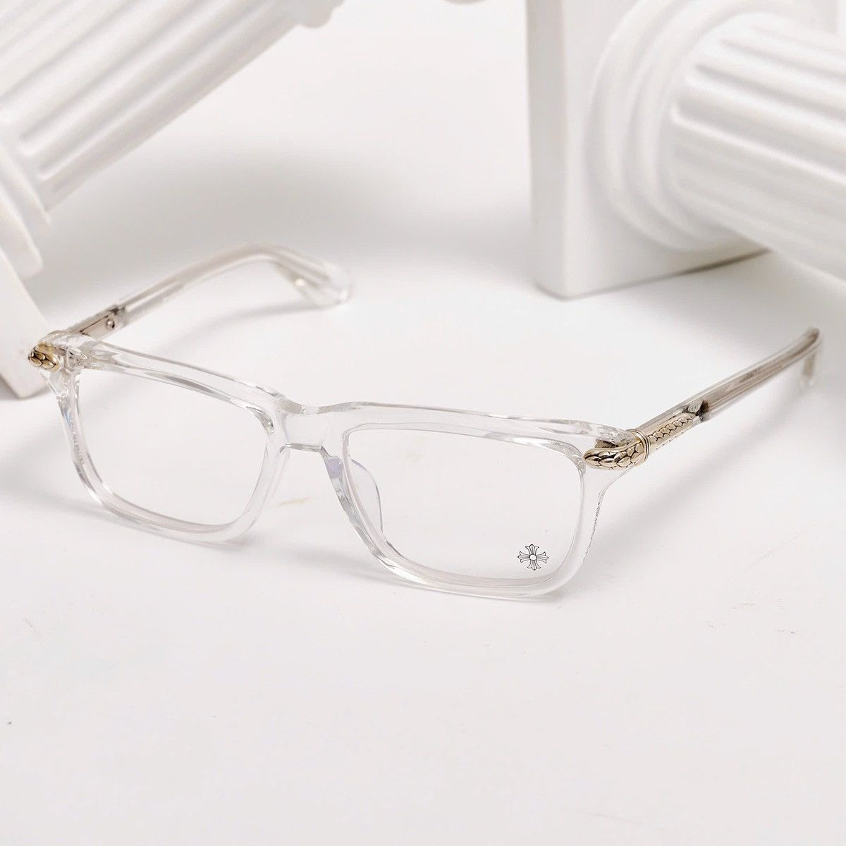 Chrome Hearts CHROME HEARTS LITTLE DINGER CRYSTAL GLASSES Size ONE SIZE - 2 Thumbnail