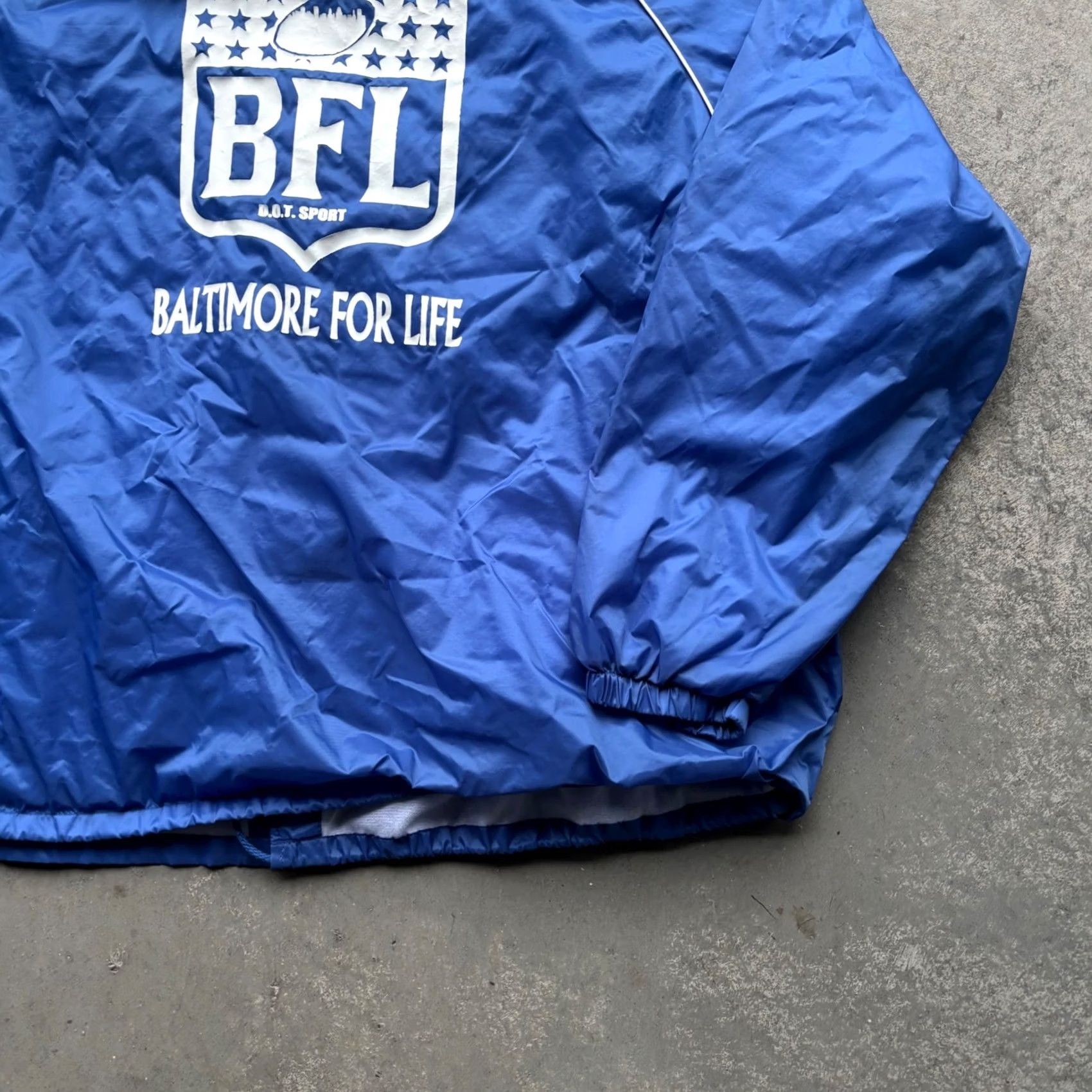 Alife D.O.T. Sport Baltimore For Life BFL Coaches Jacket Blue Mens 3XL Windbreaker Size US XXL / EU 58 / 5 - 7 Thumbnail