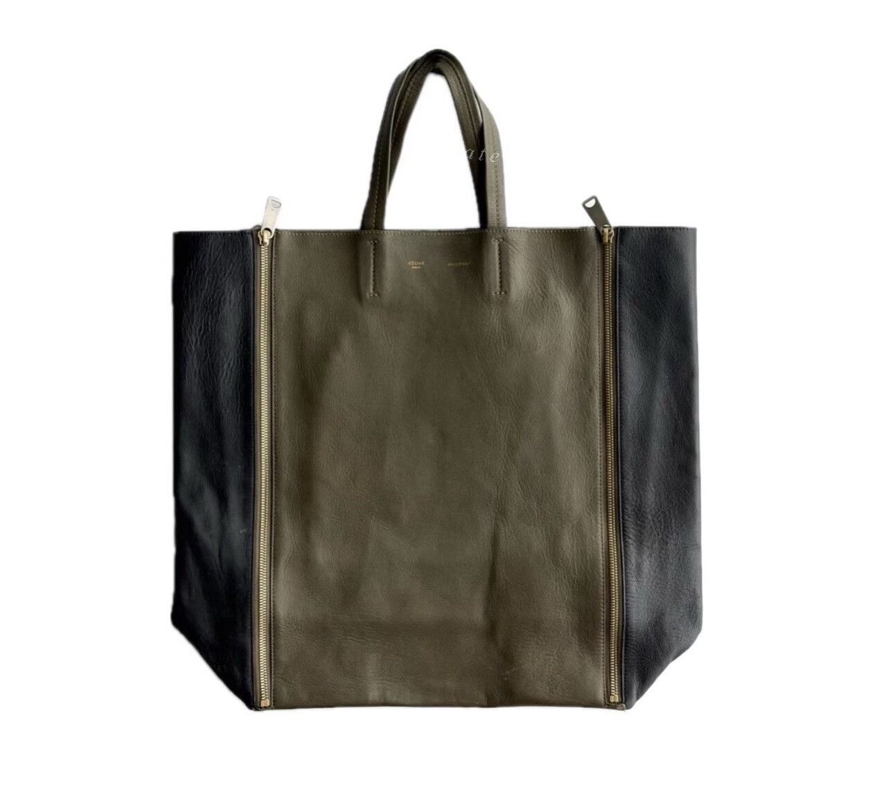 Celine Vintage Celine Phoebe Philo Vertical Cabas Tote Size ONE SIZE - 1 Thumbnail