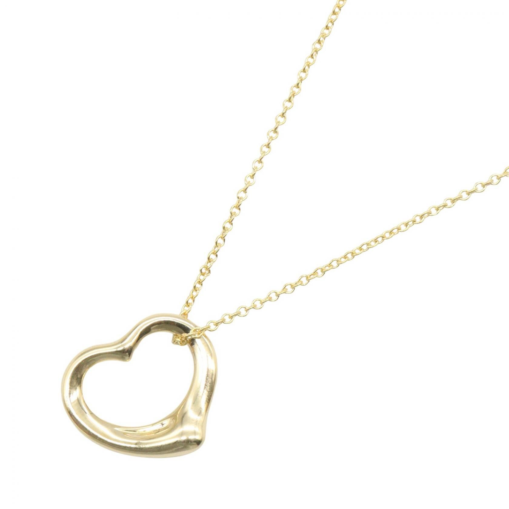 Tiffany & Co. Tiffany & Co. Tiffany＆Co. Open Heart Au750 Necklace Precious Metal Necklace DUTY FREE for USA Size ONE SIZE - 1 Thumbnail