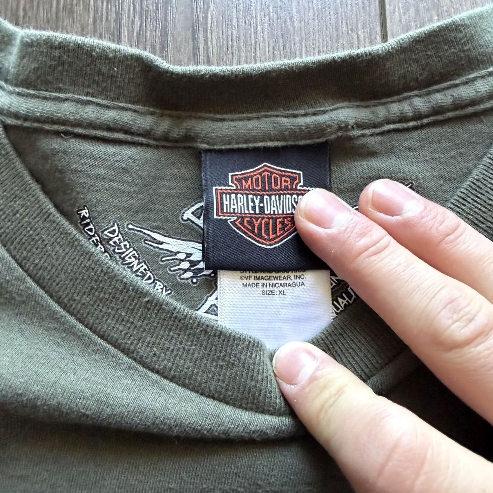 Harley Davidson VINTAGE Harley-Davidson Shirt XL Green Four Corners Farmington NM Graphic Biker Tee Size US XL / EU 56 / 4 - 5 Thumbnail