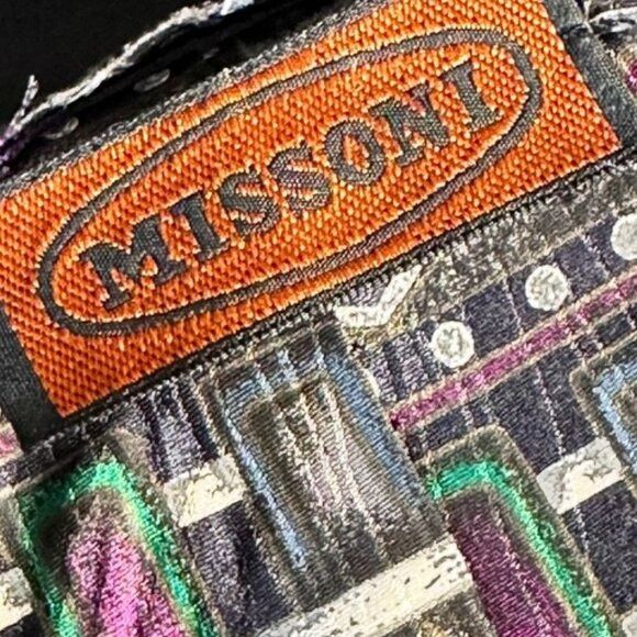 Missoni Missoni African Tribal Painting Art Basquiat Black Brown Men Size ONE SIZE - 3 Thumbnail