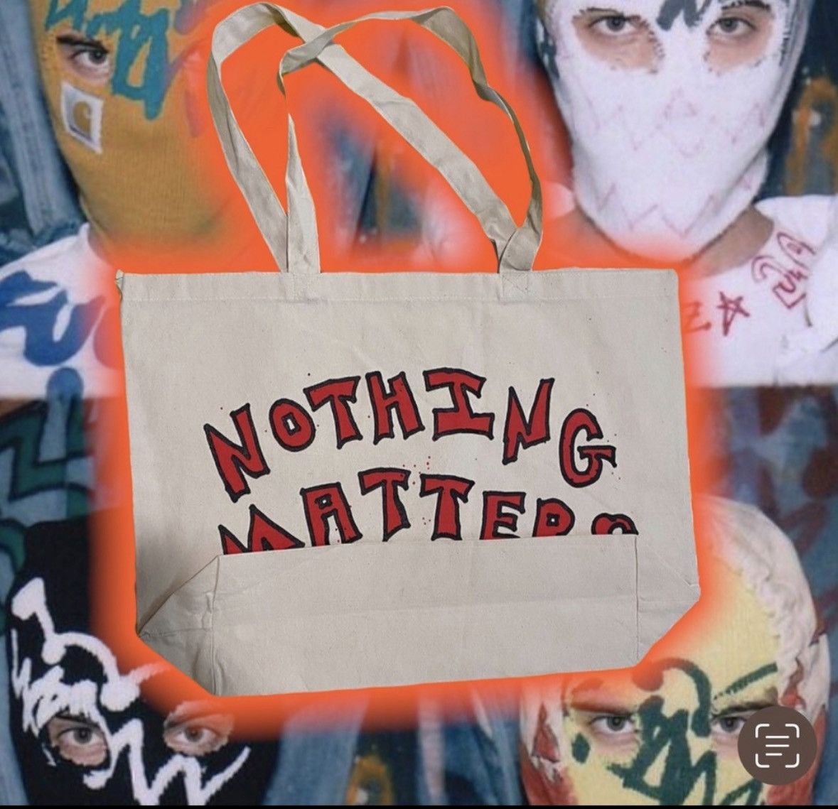 Asspizza 🆕 Life Sucks 730 🎃 NoTHiNG MaTTeRs ToTe 👜 Size ONE SIZE - 3 Thumbnail