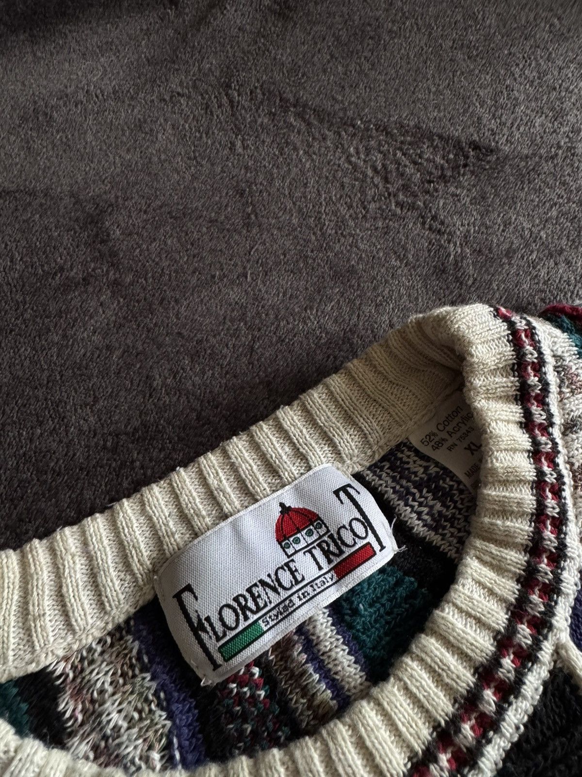 Florence Tricot × Vintage Vintage Florence Tricot Coogi style sweater pleated y2k Size US XL / EU 56 / 4 - 6 Thumbnail