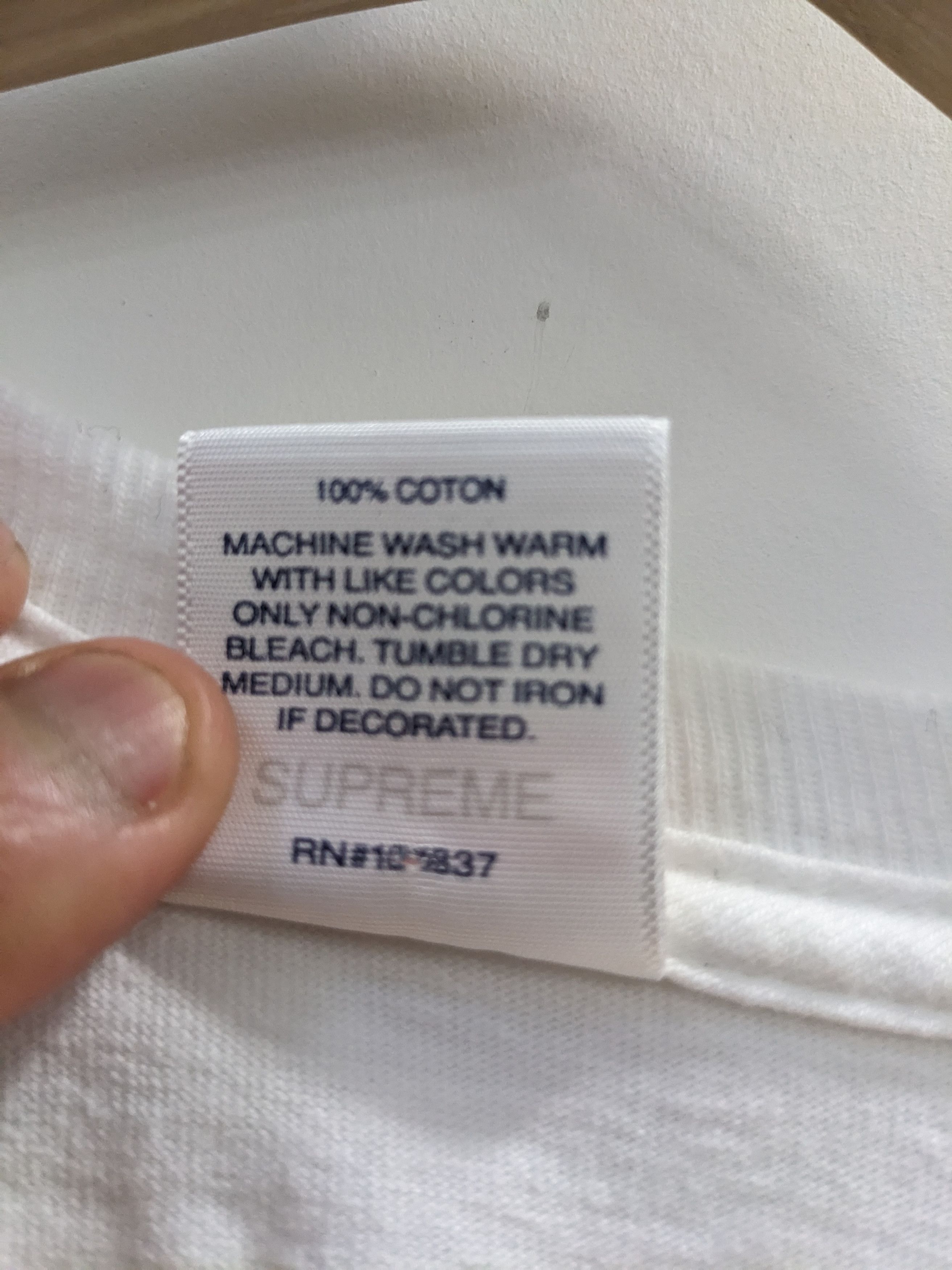 Supreme Supreme Watercolor T-shirt White 2023 Logo XL 23 Size US XL / EU 56 / 4 - 8 Thumbnail