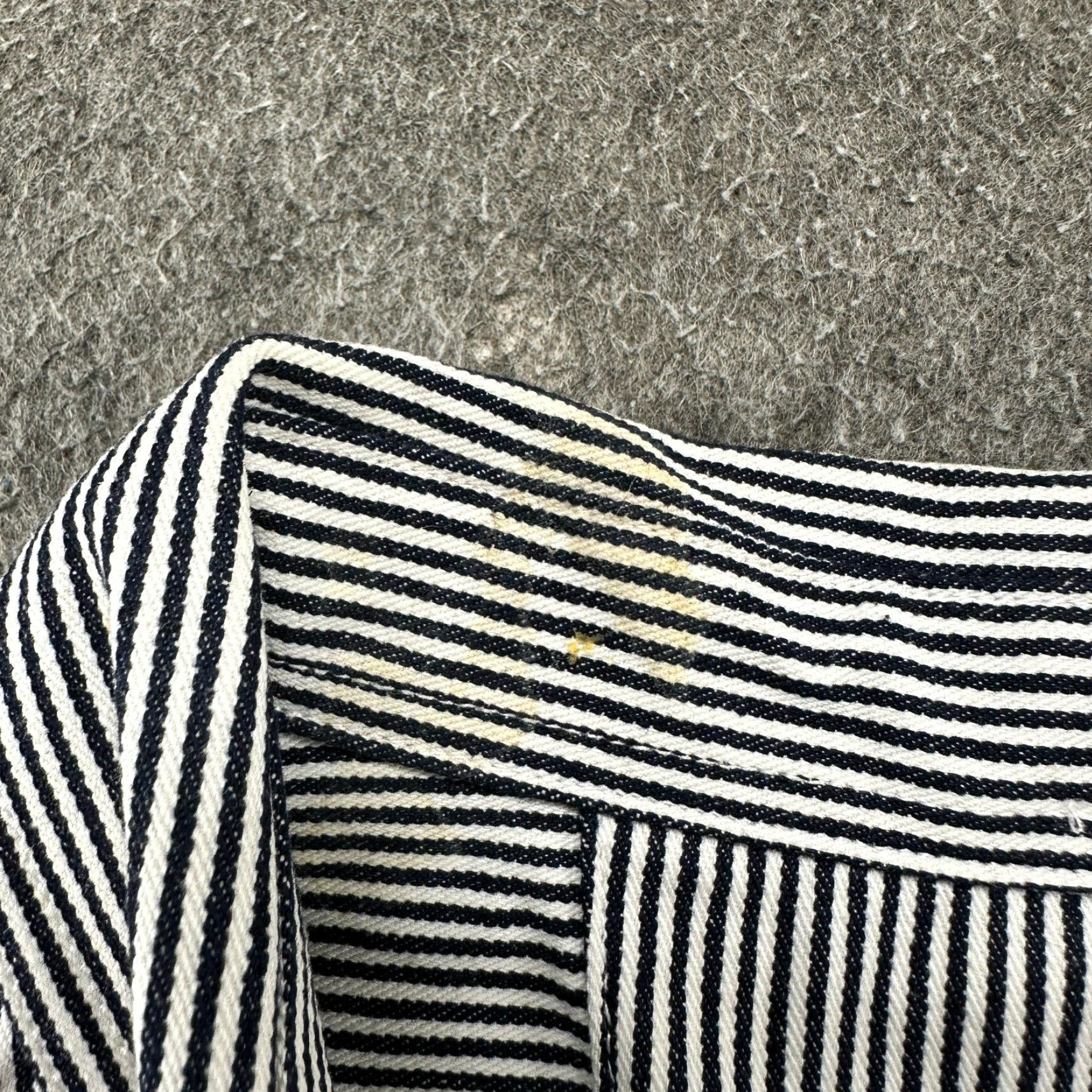 Vintage Work Ready Shirt Mens 3XL Blue White 1/4 Zip Long Sleeve Hickory Stripe Railroad Size US XXL / EU 58 / 5 - 4 Thumbnail