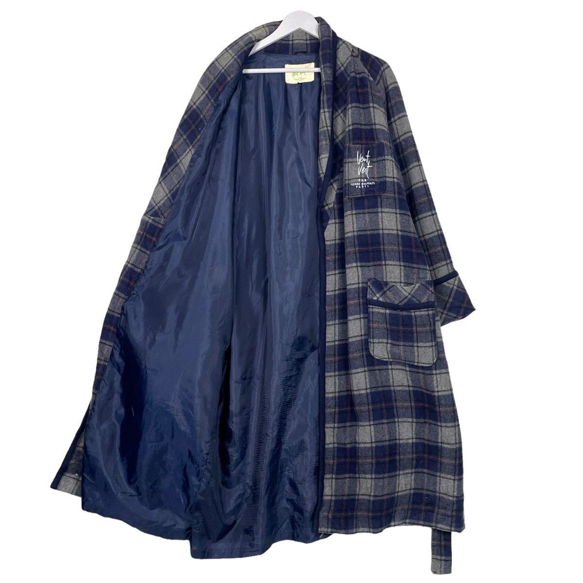 Japanese Brand × Pierre Balmain × Vintage 💥VTG PIERRE BALMAIN TARTAN NOVA CHECK ROBE Size US M / EU 48-50 / 2 - 8 Thumbnail