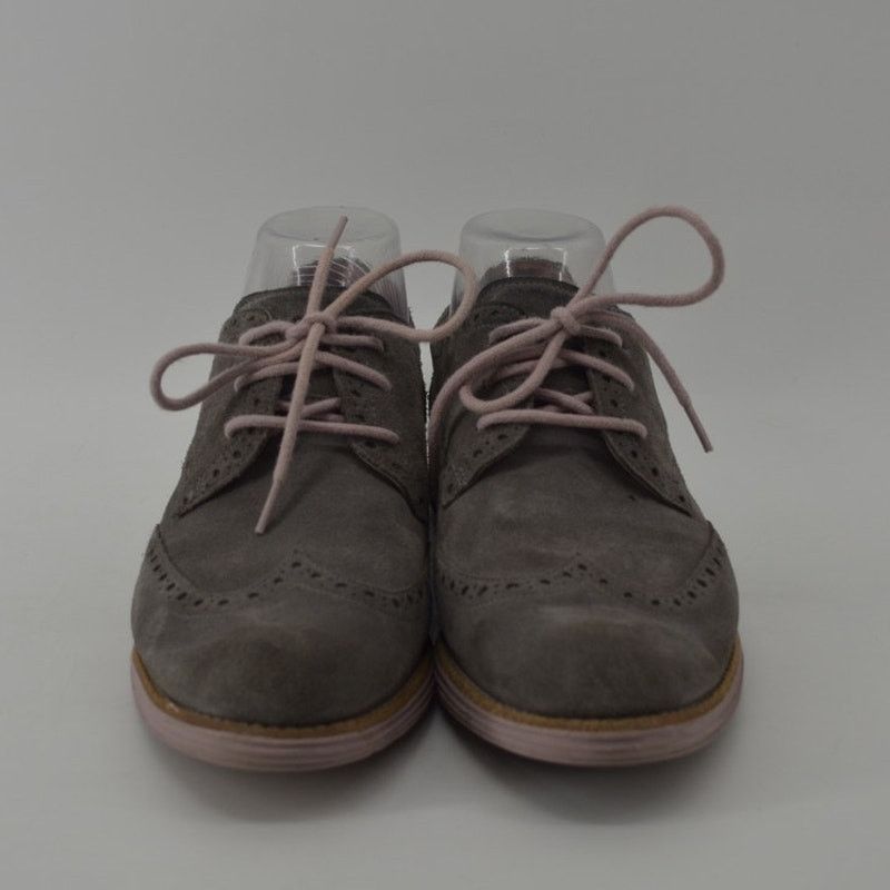 Cole Haan Cole Haan Lunargrand Gray Pink Oxford Lace Up Womens Sz 8.5 Size US 8.5 / IT 38.5 - 7 Thumbnail