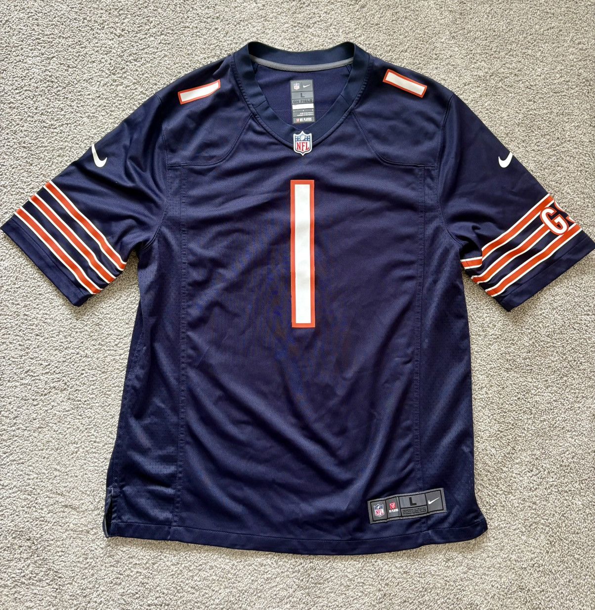 Nike Nike Chicago Bears “Justin Fields” Jersey Size US L / EU 52-54 / 3 - 1 Thumbnail