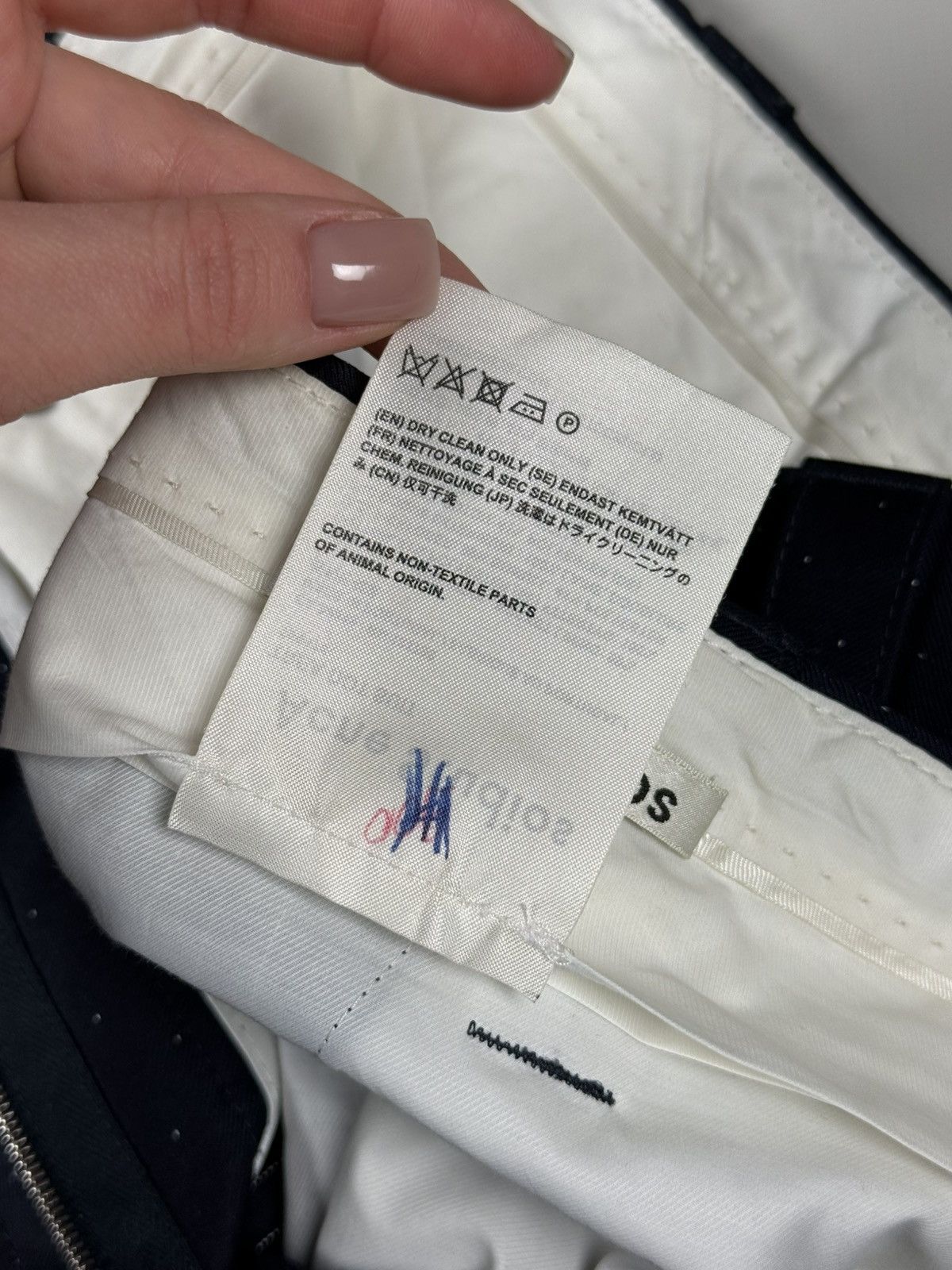 Acne Studios Acne Studios Trea Dot Suit Cropped Wool Dress Pants Trousers Size 25" / US 0 / IT 36 - 14 Thumbnail