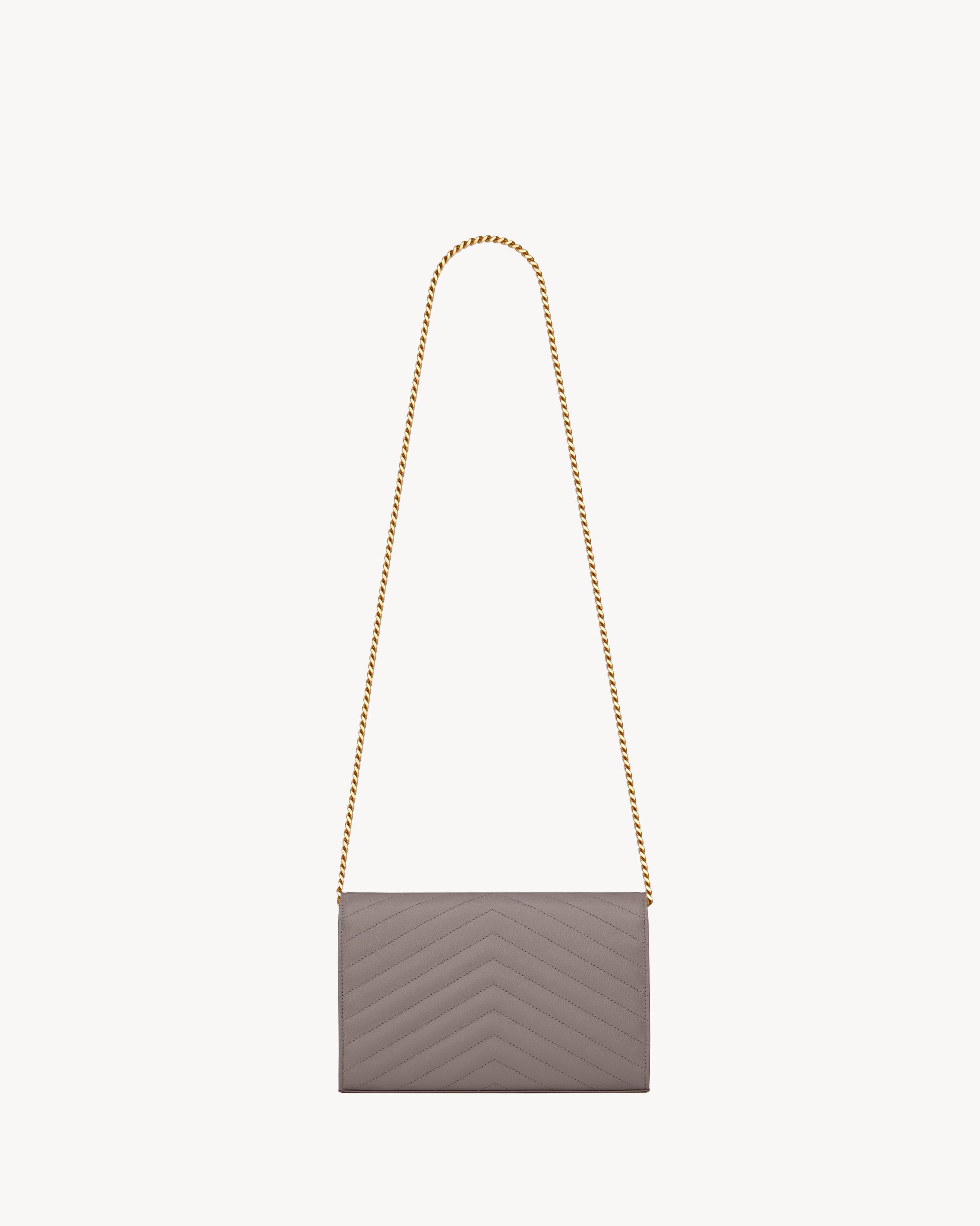Saint Laurent Paris o1b1hav110824 Size: OS / Cassandre Chain Wallet in Lilac Size ONE SIZE - 2 Thumbnail
