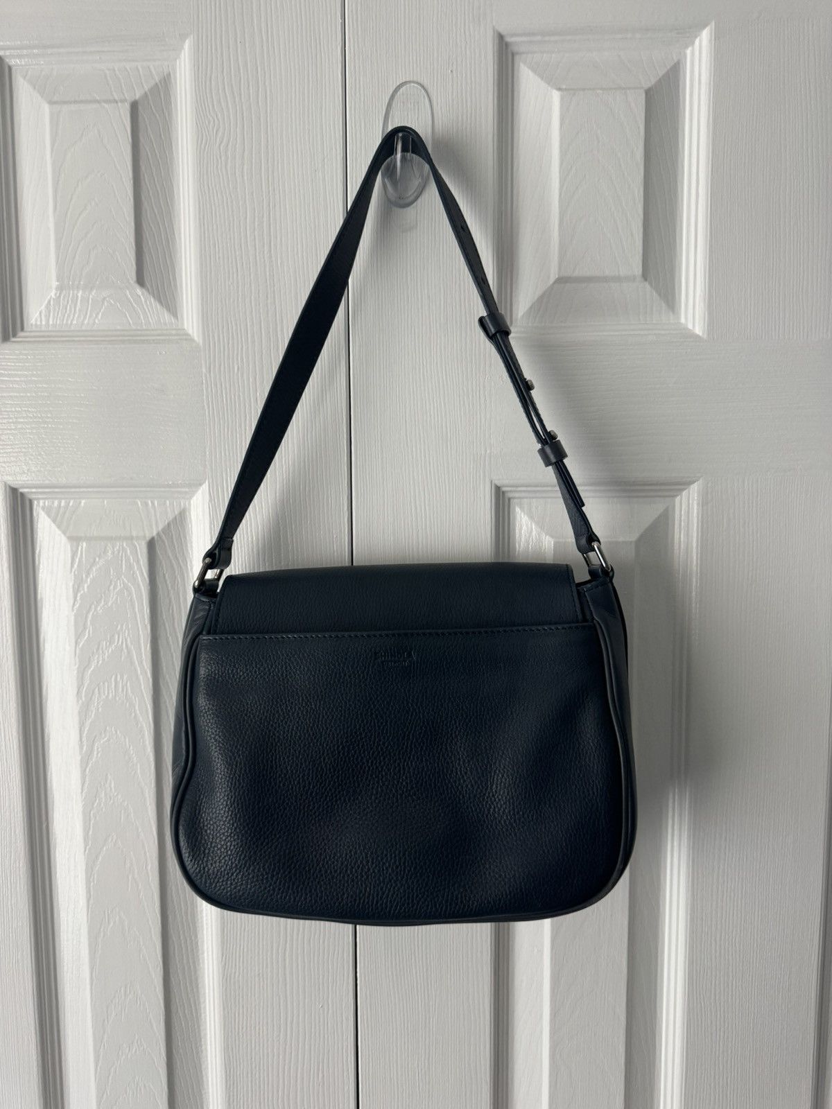 Shinola Shinola Blue Leather Shoulder Messenger Flap Bag Size ONE SIZE - 8 Thumbnail