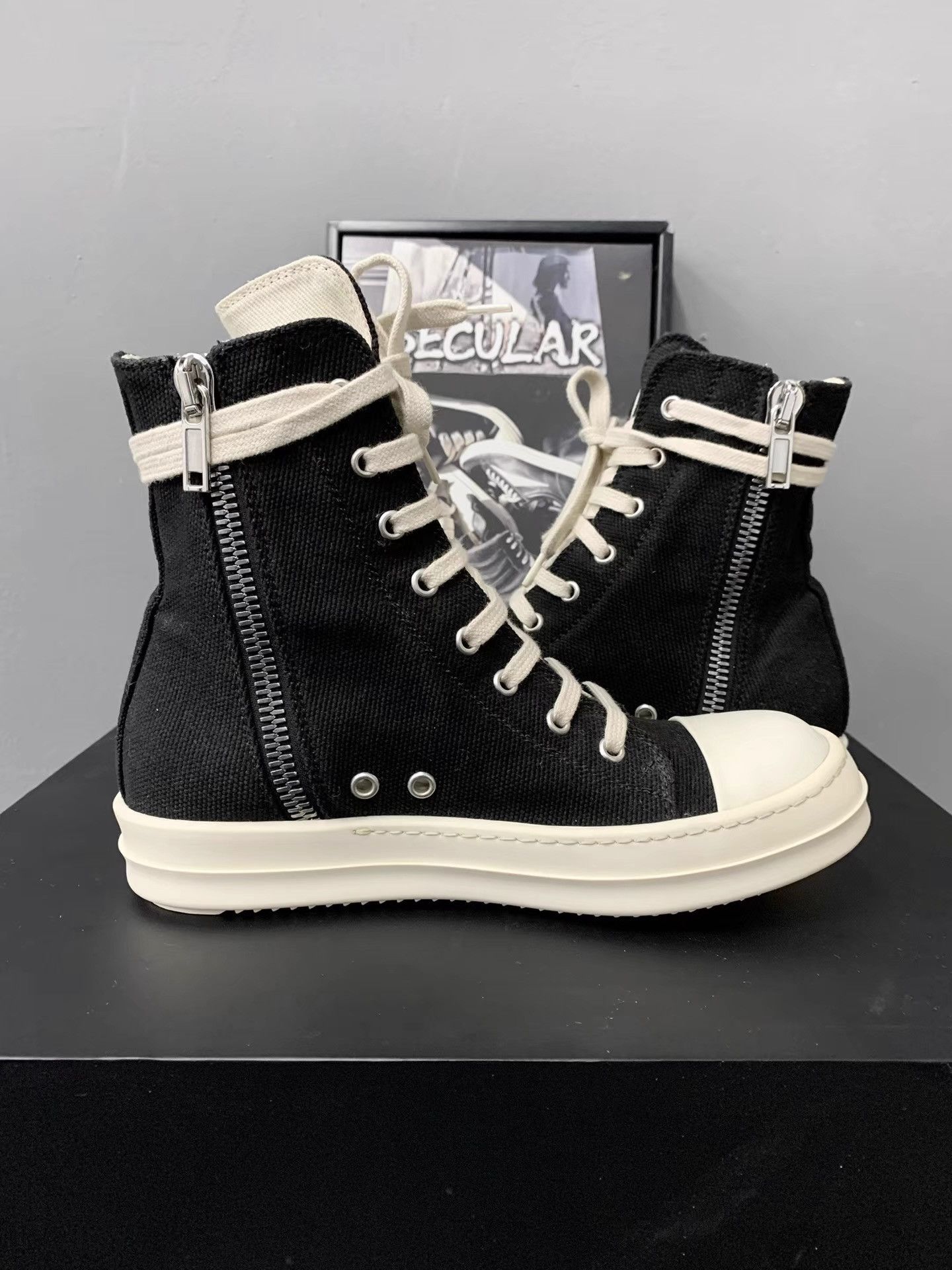 Rick Owens Rick Owens Drkshdw Big Converse K34 Size US 7 / IT 37 - 5 Thumbnail