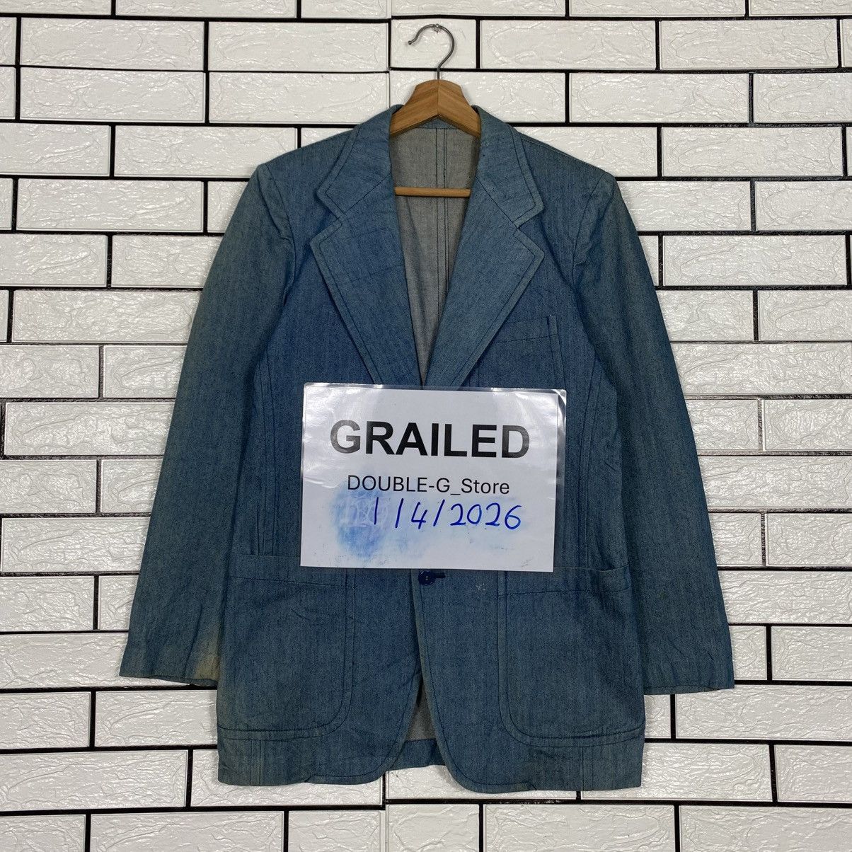 Wrangler 📌Vintage Chore Worker Denim Jacket Wrangler Size US L / EU 52-54 / 3 - 1 Thumbnail
