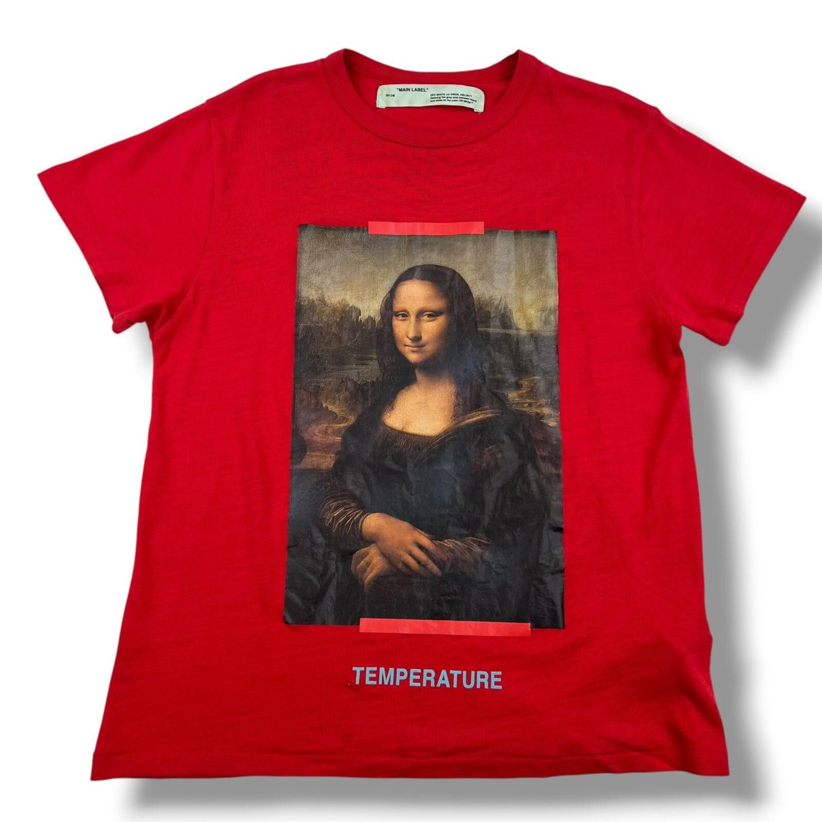 Off-White Off-White Mona Lisa Red T Shirt Size US XS / EU 42 / 0 - 2 Thumbnail