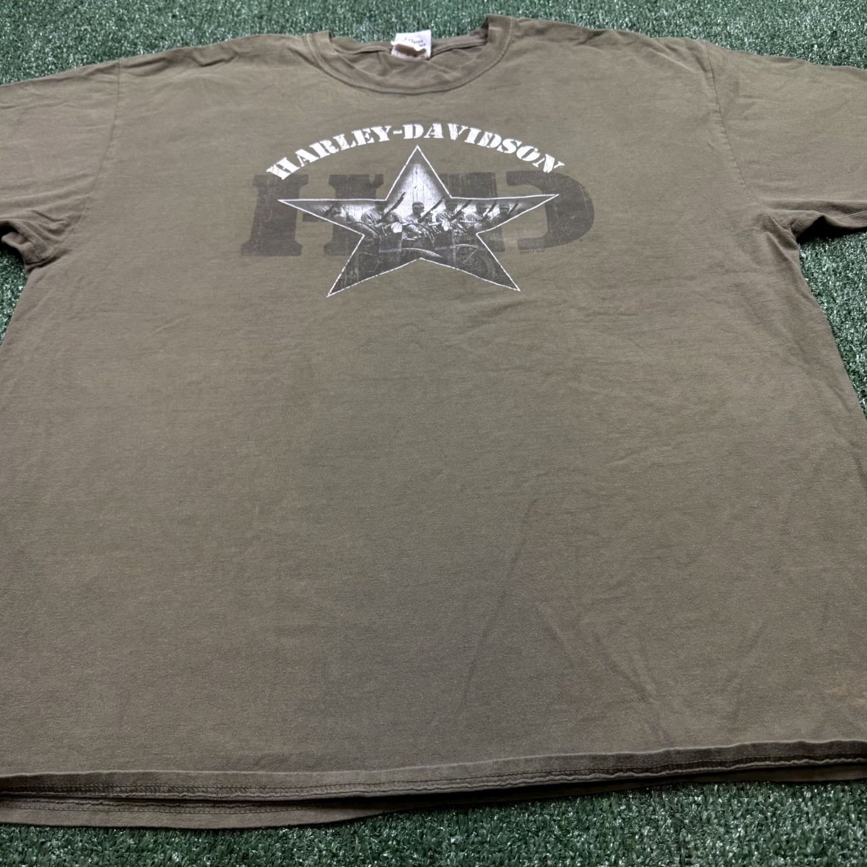 Harley Davidson Vintage Harley Davidson Shirt Men's Size 2XL Green Y2k Graphic Short Sleeve Size US L / EU 52-54 / 3 - 7 Thumbnail