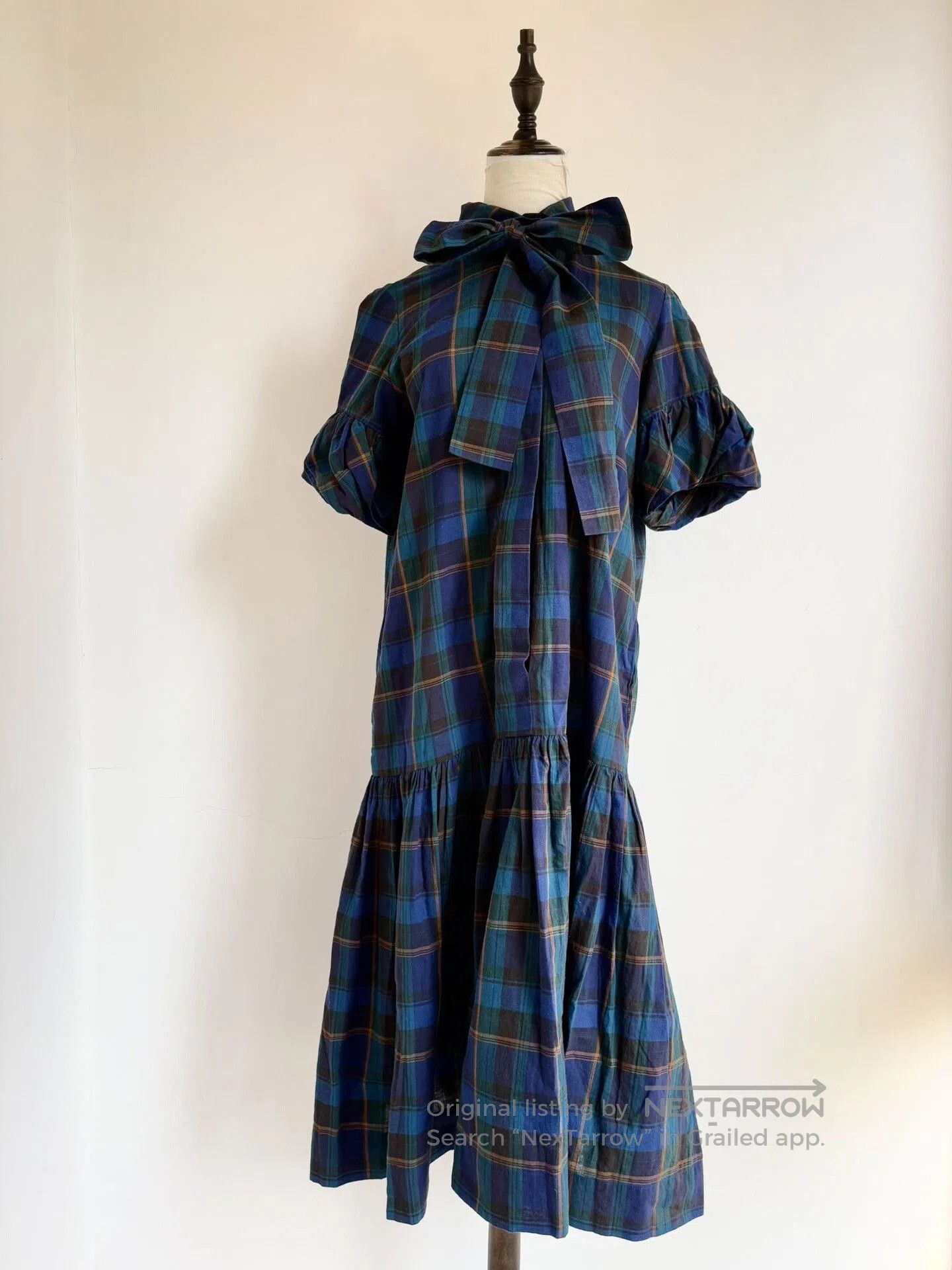 Vivienne Westwood Vivienne Westwood Vintage Plaid Bow Shirt Dress. Size M / US 6-8 / IT 42-44 - 1 Thumbnail