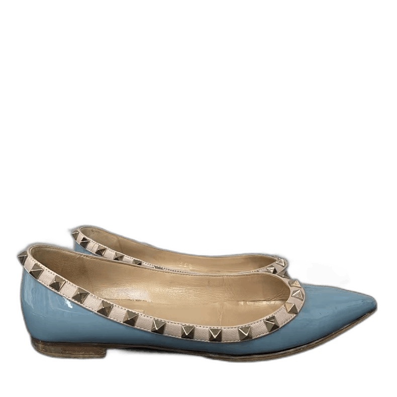 Valentino Valentino Flat Shoes with Studded Design-yf Size US 5.5 / EU 38 - 1 Thumbnail