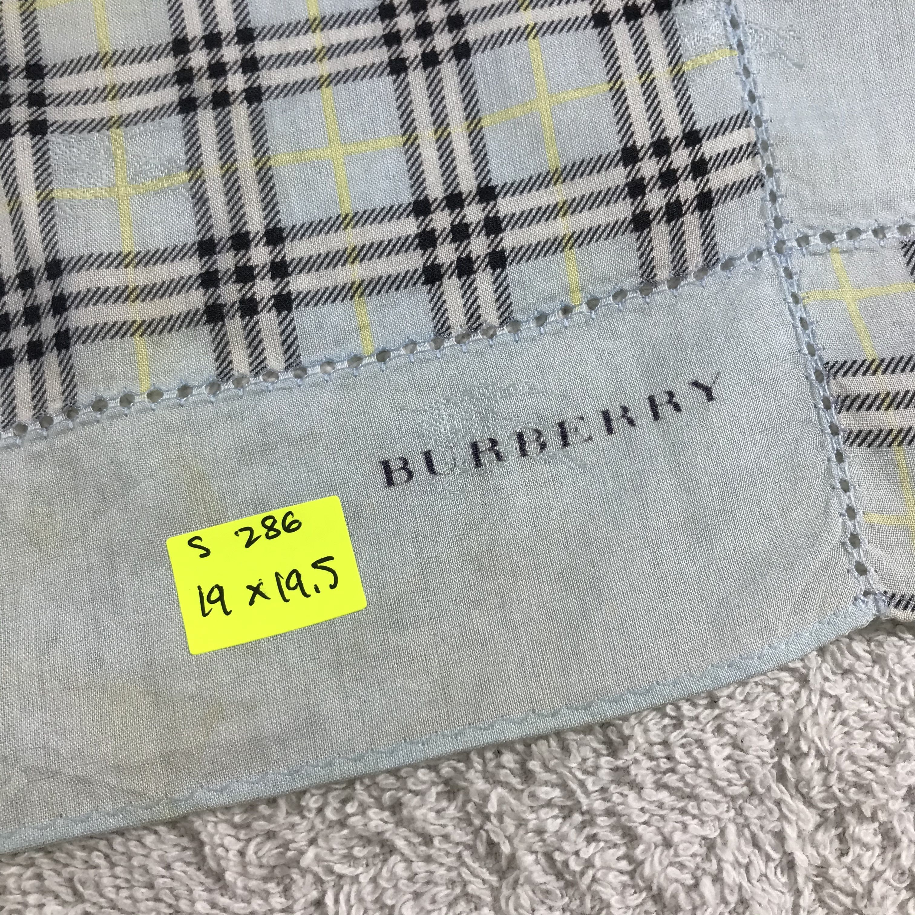 Burberry × Vintage Burberry Bandana / Handkerchief / Neckerchief - S286 Size ONE SIZE - 5 Thumbnail