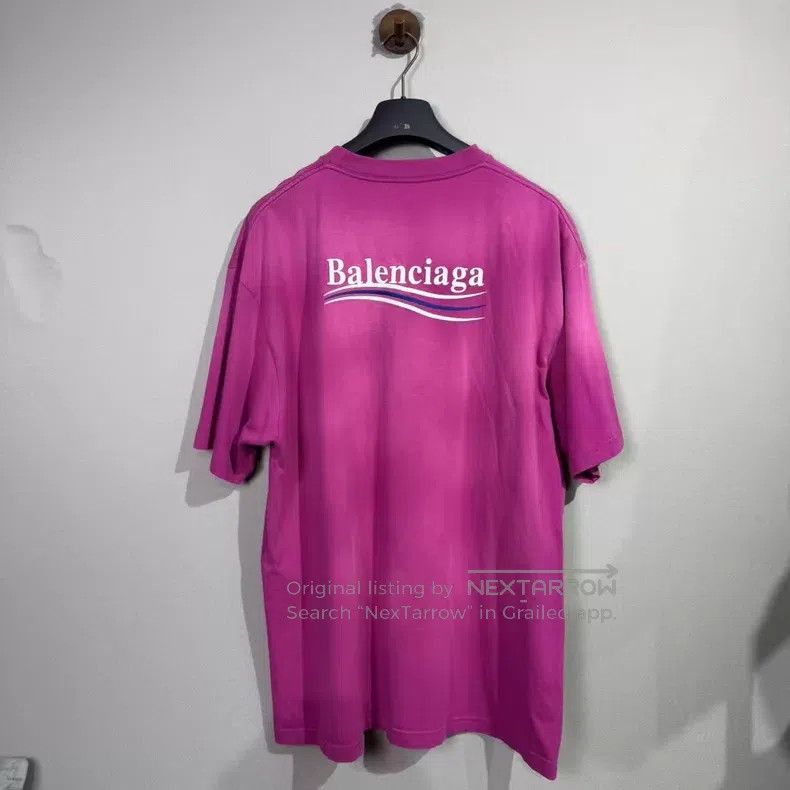 Balenciaga Balenciaga Tie-Dye Embroidered Coca-Cola Short Sleeve Size US S / EU 44-46 / 1 - 2 Thumbnail