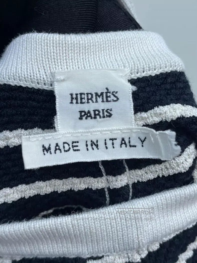 Hermes Hermes Cashmere Long Vest Circular Metal Buttons Black Size XXS / US 00 / IT 34 - 5 Thumbnail