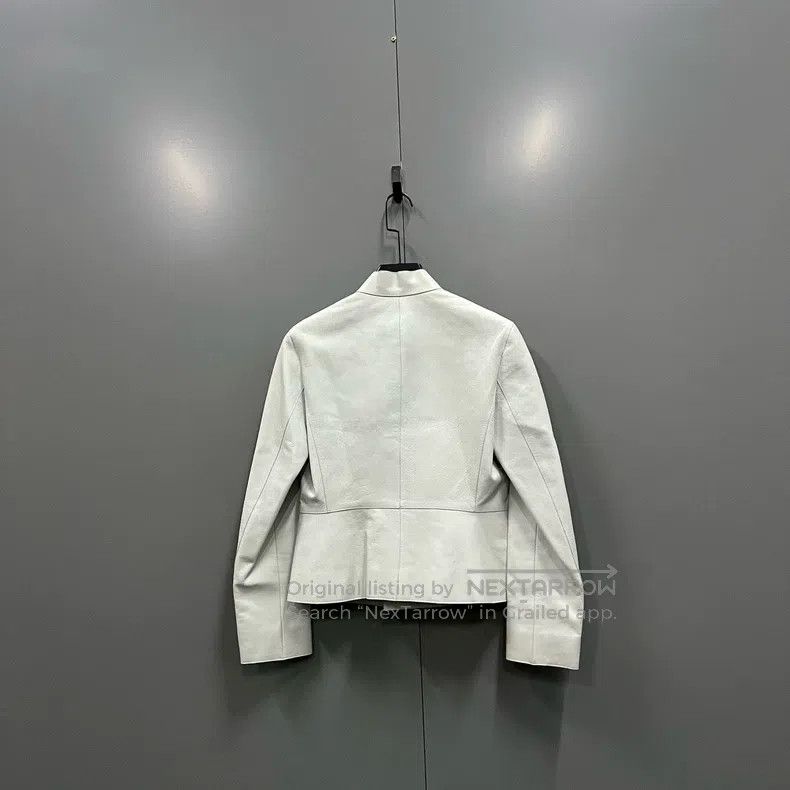 Hermes Hermes Solid Color Zip-Up Stand Collar Jacket Size XS / US 0-2 / IT 36-38 - 3 Thumbnail