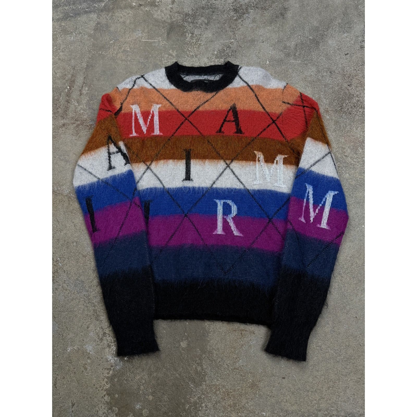 Amiri Amiri Mohair Sweater Multi Used XS Size US XS / EU 42 / 0 - 7 Thumbnail