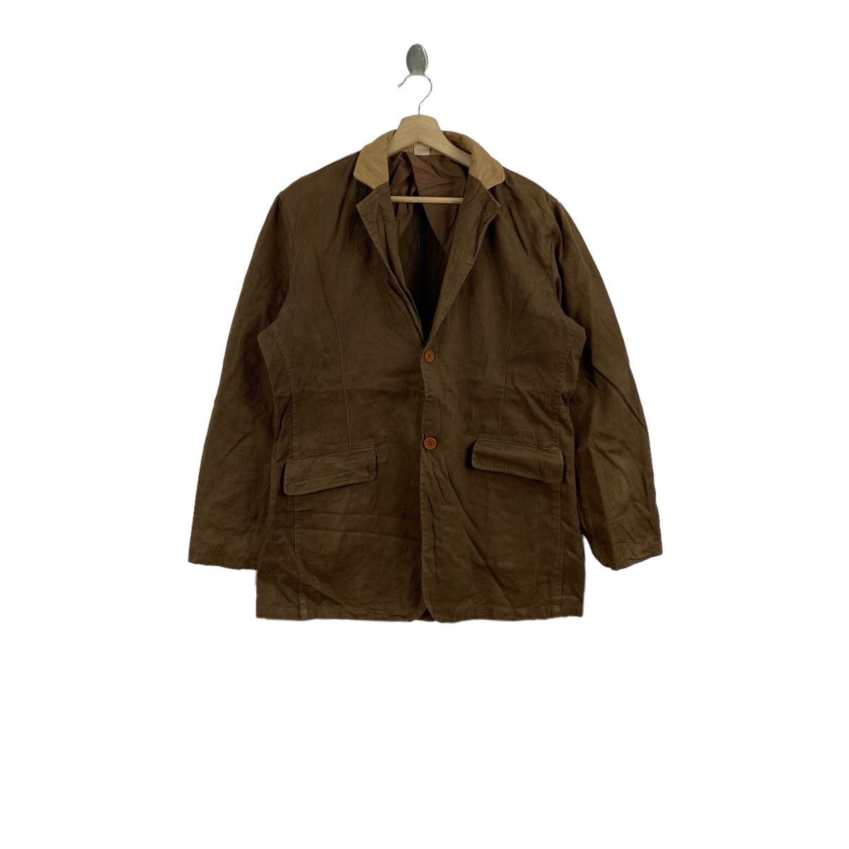 Japanese Brand × PPFM PPFM Japanese Punk Brand Brown Blazer Coat Size US L / EU 52-54 / 3 - 1 Thumbnail
