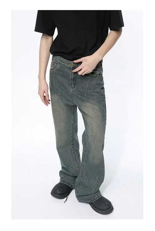 Other Distressed vintage flared washed jeans Size US 32 / EU 48 - 3 Thumbnail