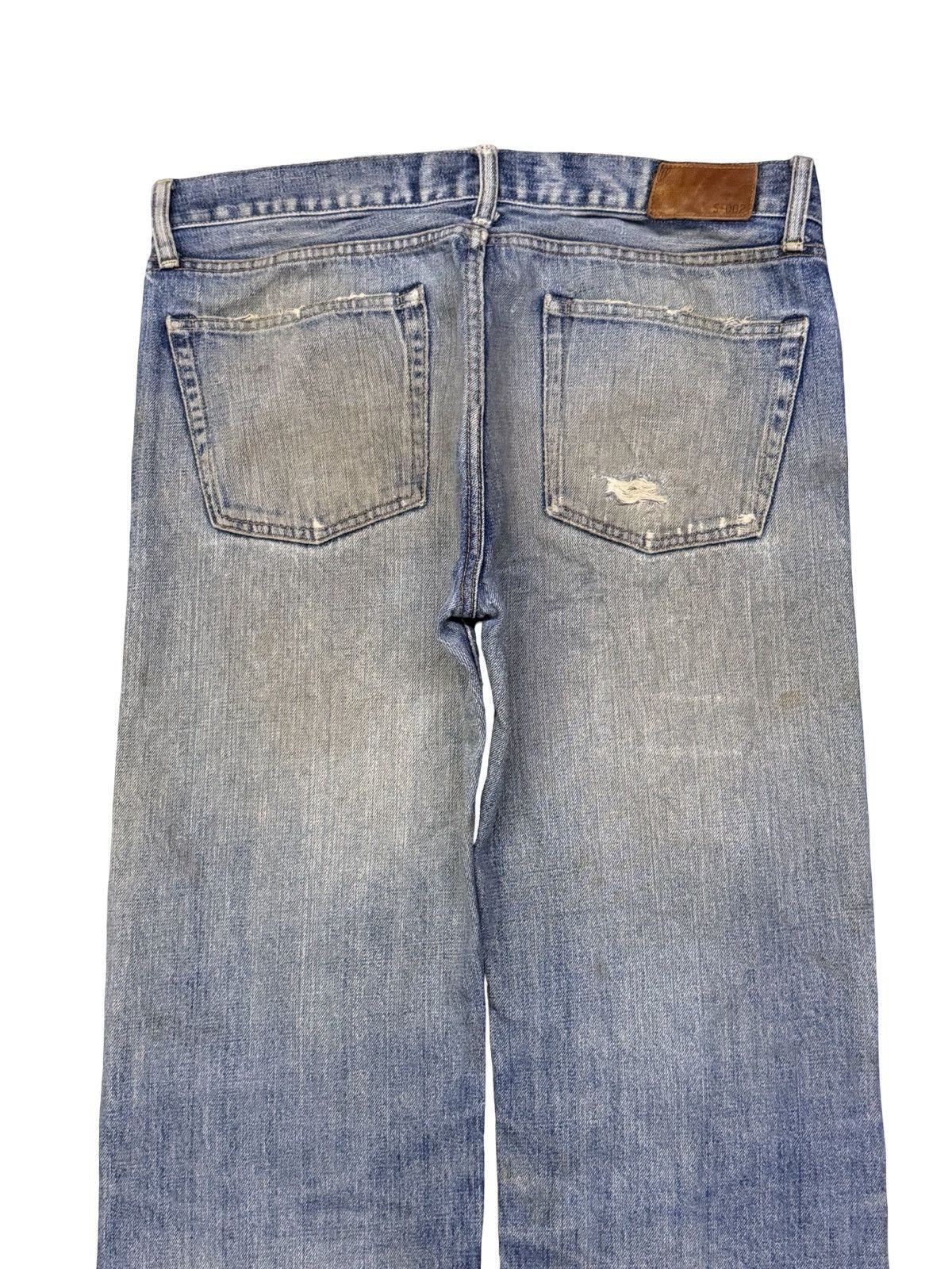 Uniqlo Vintage Uniqlo S-002 Japanese Market Jeans | Vintage Wash 35 Size US 35 - 5 Thumbnail