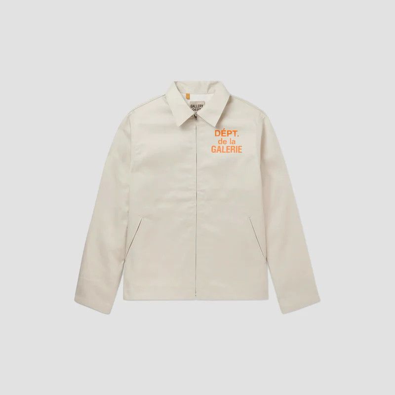 Gallery Dept. o1mle0725 Montecito - French Logo Jacket in Cream Size US S / EU 44-46 / 1 - 1 Thumbnail