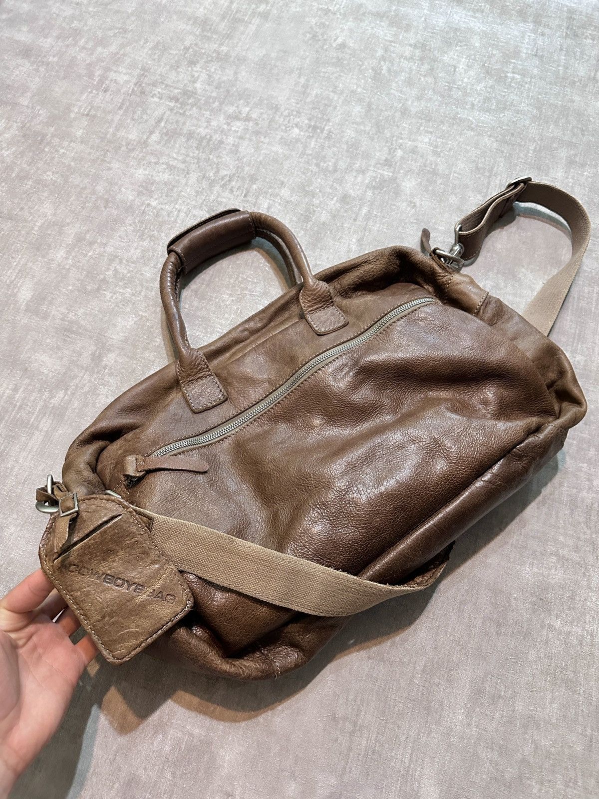 Genuine Leather The Diaperbag Cowboysbag Leather Crossbody/Shoulder Big Bag Size ONE SIZE - 2 Thumbnail
