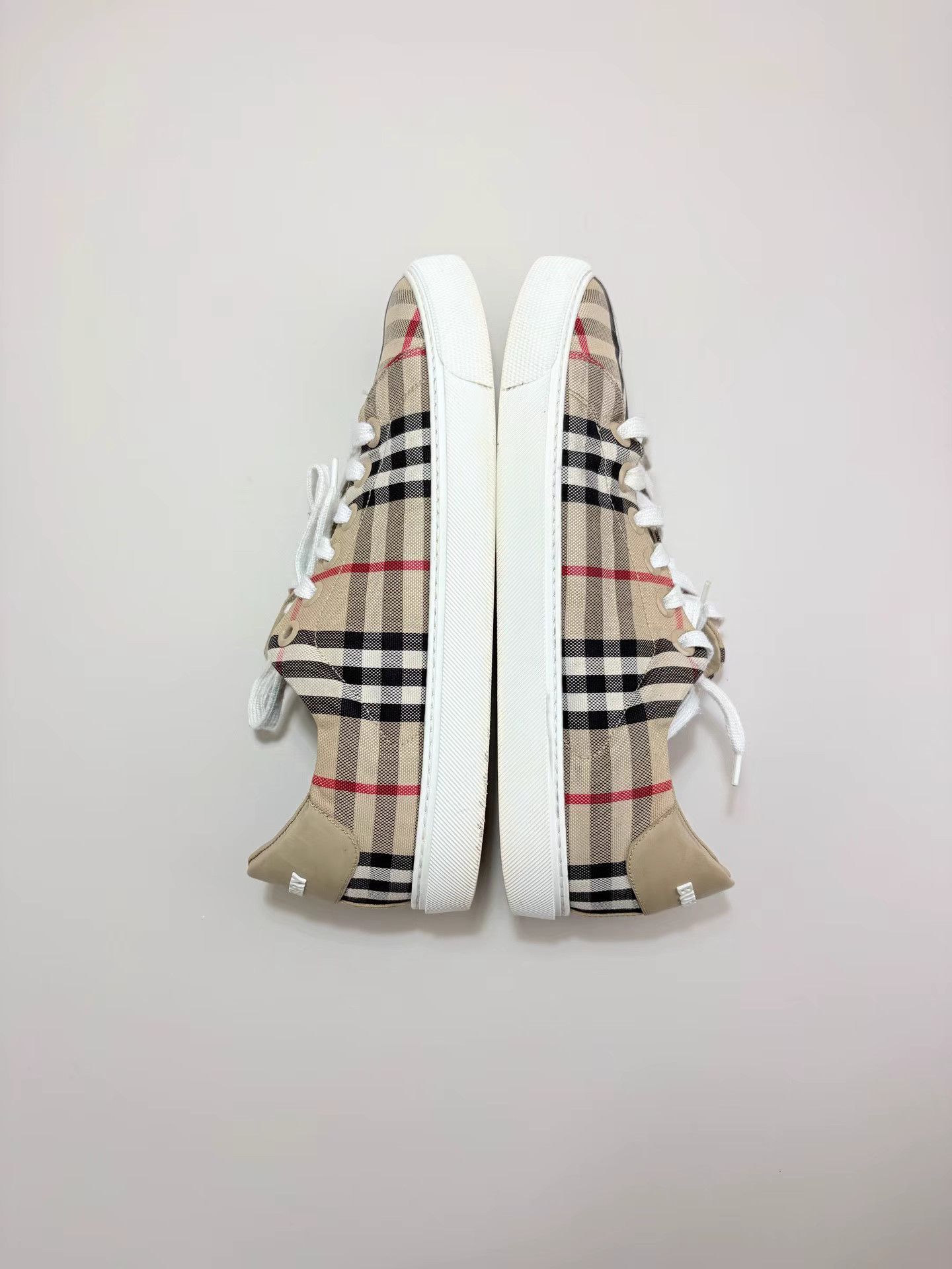 Burberry BURBERRY Check Low-top Sneakers K1 Size US 9 / IT 39 - 5 Thumbnail