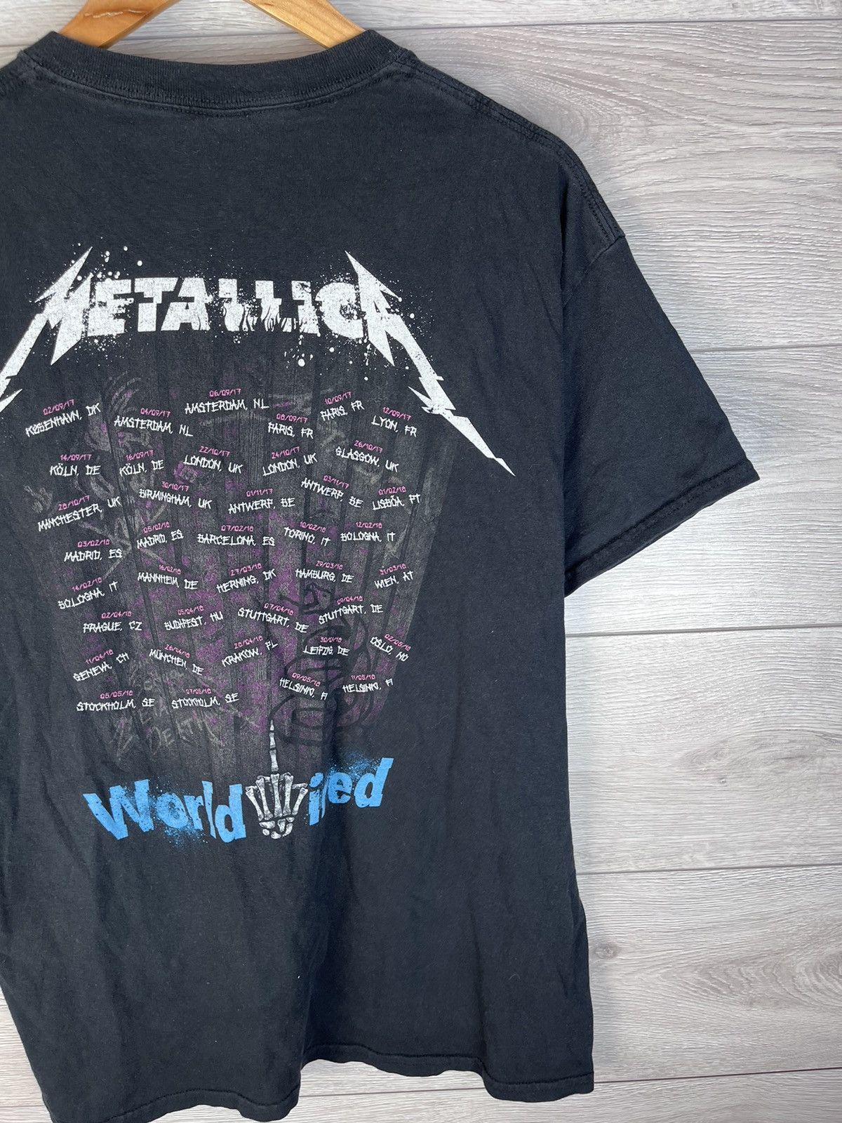 Fruit Of The Loom Men’s merch T-shirt Metallica size L 2017s Size US L / EU 52-54 / 3 - 12 Thumbnail