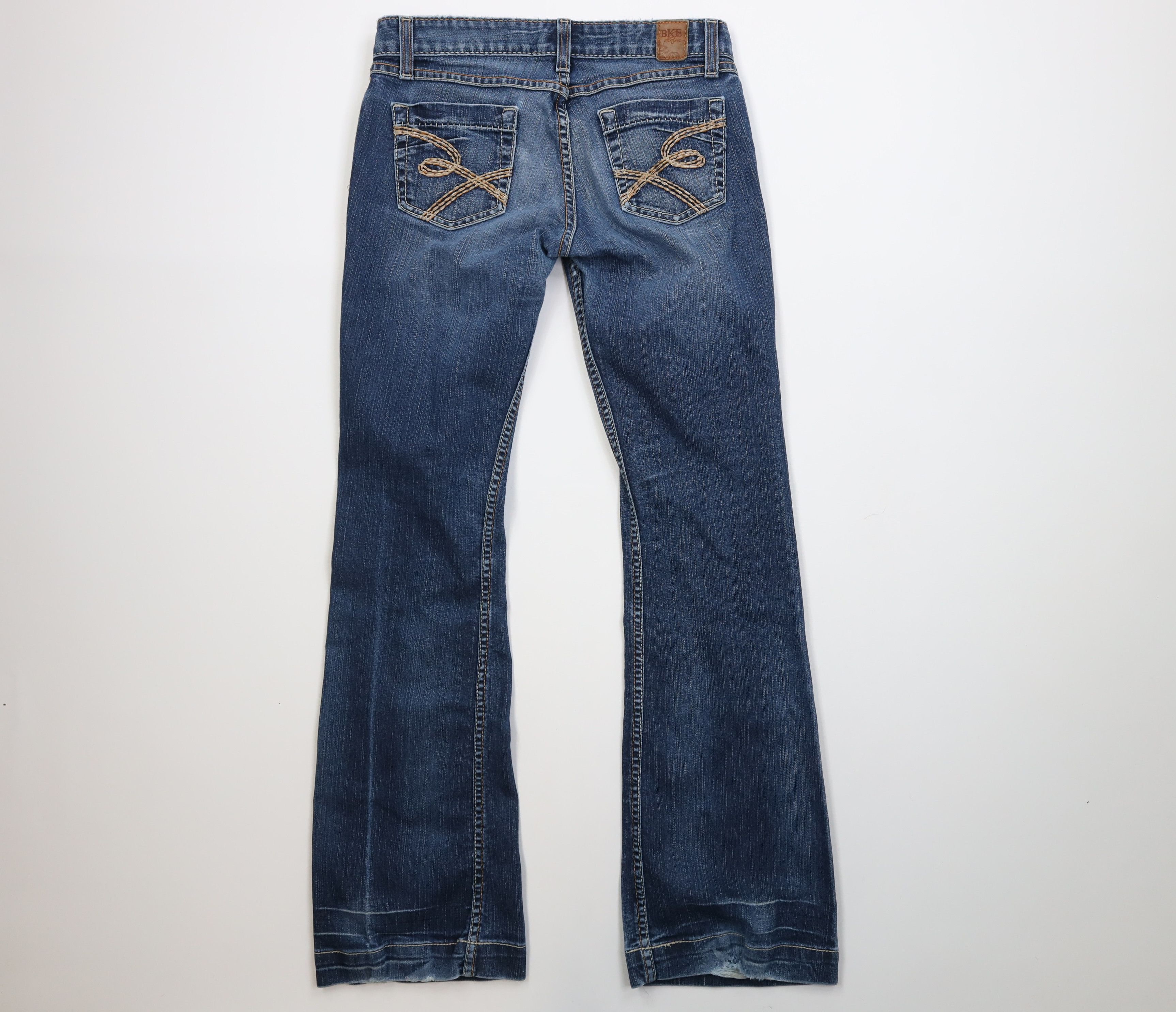Vintage Vintage Y2K Buckle BKE Babydoll Flared Wide Leg Jeans Size 28" / US 6 / IT 42 - 10 Thumbnail
