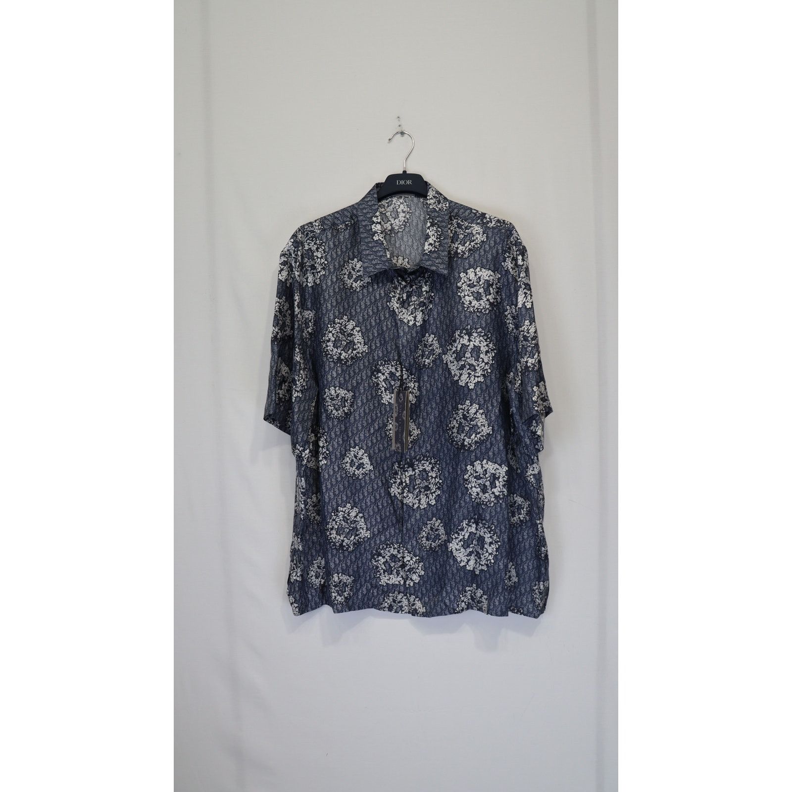 DENIM TEARS × Dior o1rshd1 M.Woven Shirt in Fantaisie Fond Size US L / EU 52-54 / 3 - 1 Thumbnail