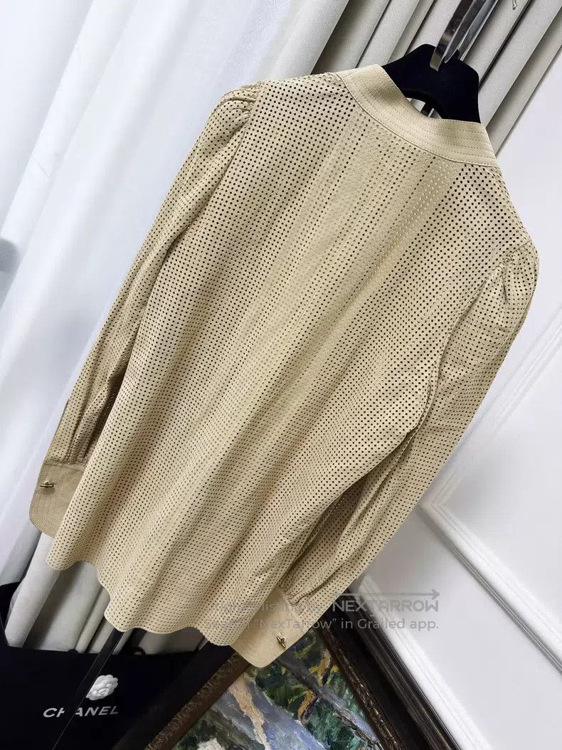Fendi Fendi Light beige suede open-front cardigan jacket Size XXS / US 00 / IT 34 - 2 Thumbnail