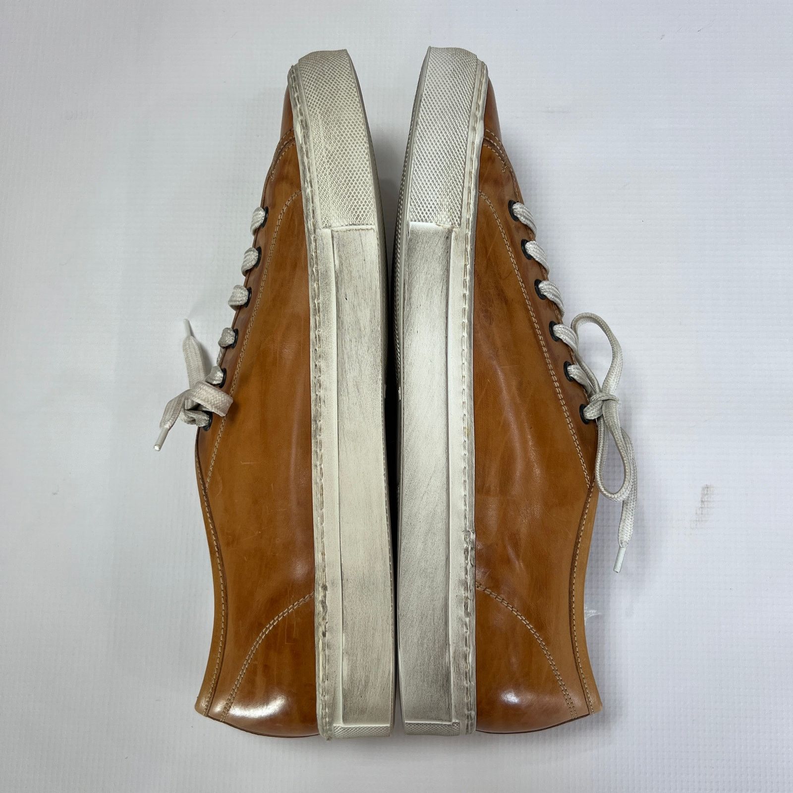 Common Projects Common Projects Tournament Low Tan Polished Leather Italy Size US 9 / EU 42 - 7 Thumbnail