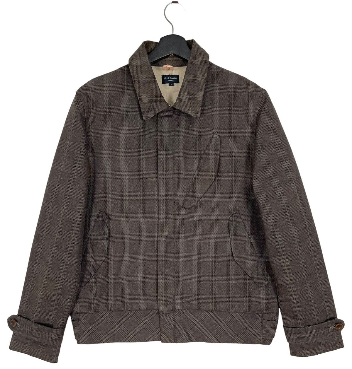 image of 90's Vintage Paul Smith Jacket in Ash Gray, Men's (Size Large)